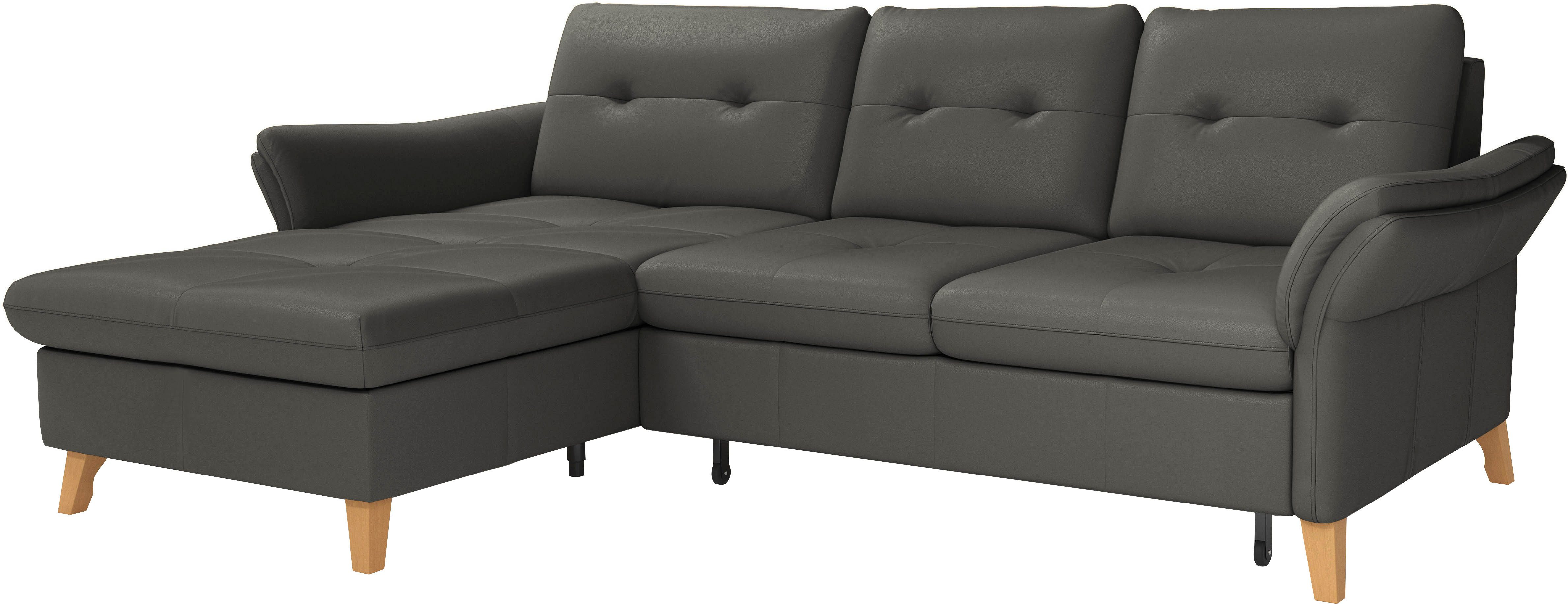 sit&more Hoekbank Göteborg Zitdiepteverstelling en binnenvering, naar keuze met slaapfunctie