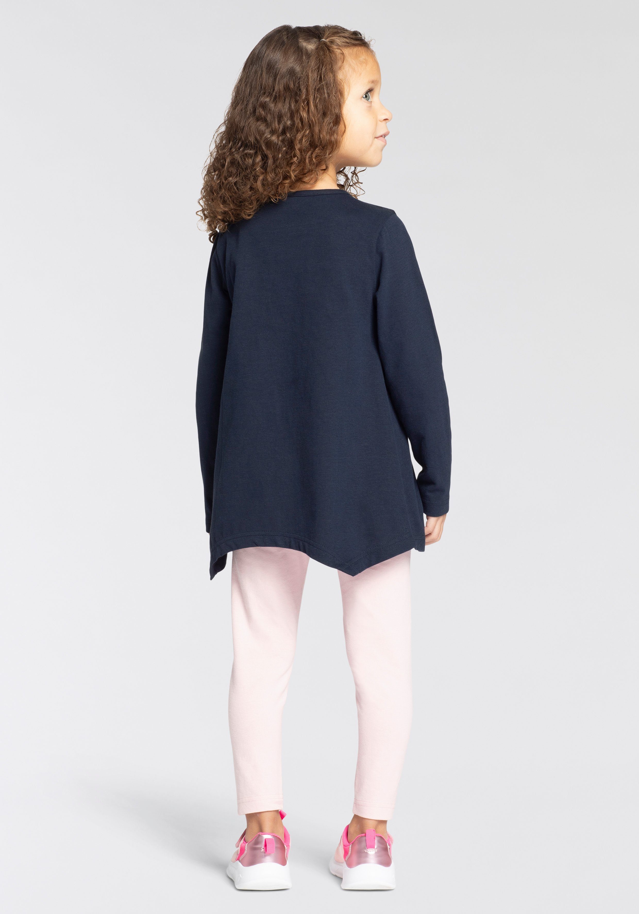 KIDSWORLD Shirt met lange mouwen & legging 2-delig set shirt + leggings Zakken shirt + leggings voor kleine meisjes (set, 2-delig, 2)
