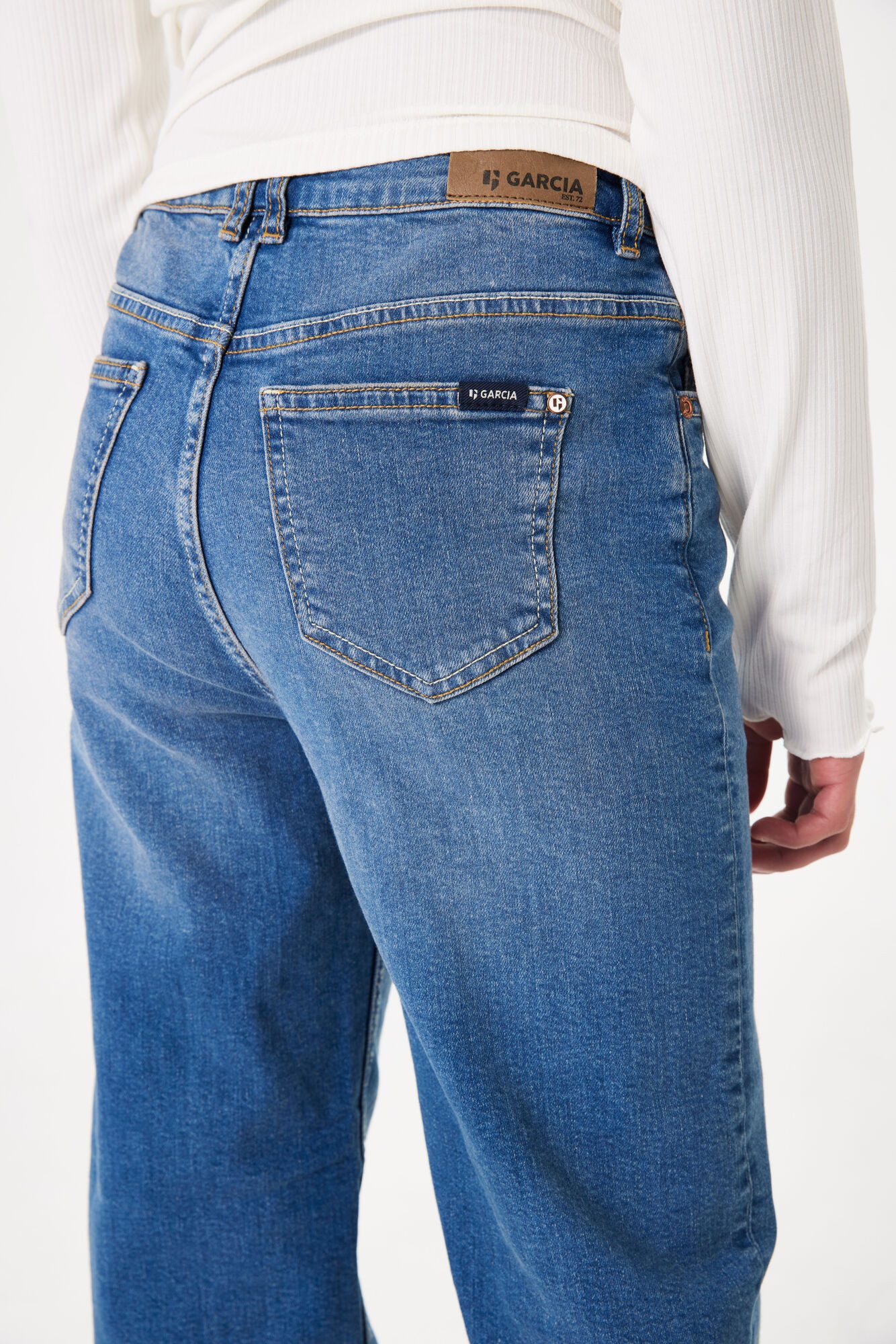 Garcia Straight jeans Ilvy voor meisjes met wijde pijpen