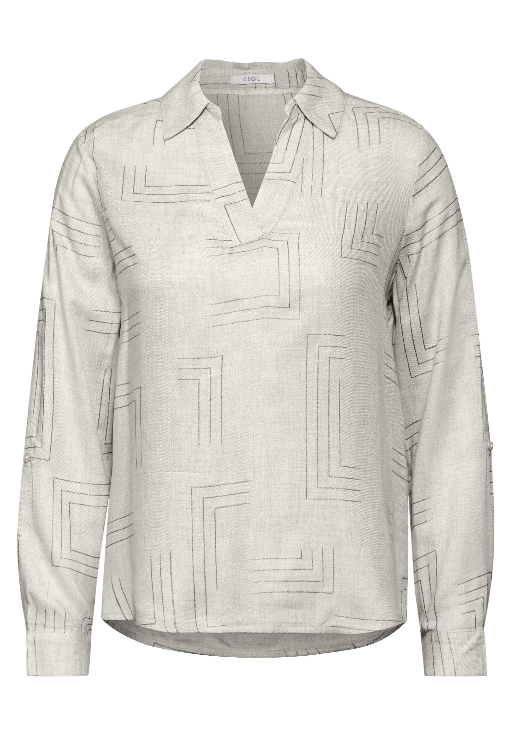 Cecil Blouse met lange mouwen met foliedruk