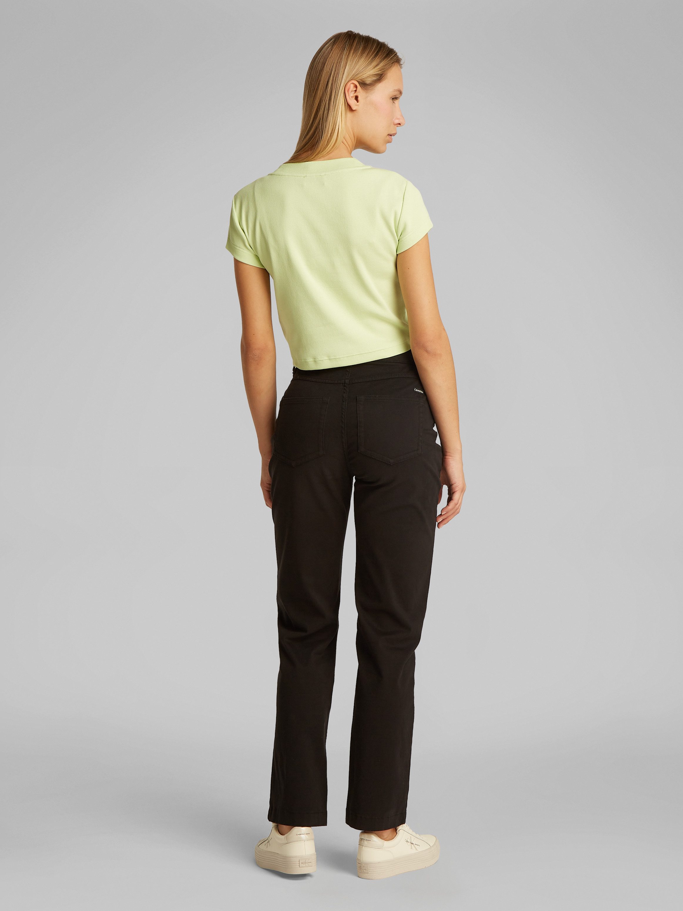 Calvin Klein Stretchbroek STRETCH HIGH RISE STRAIGHT PANT