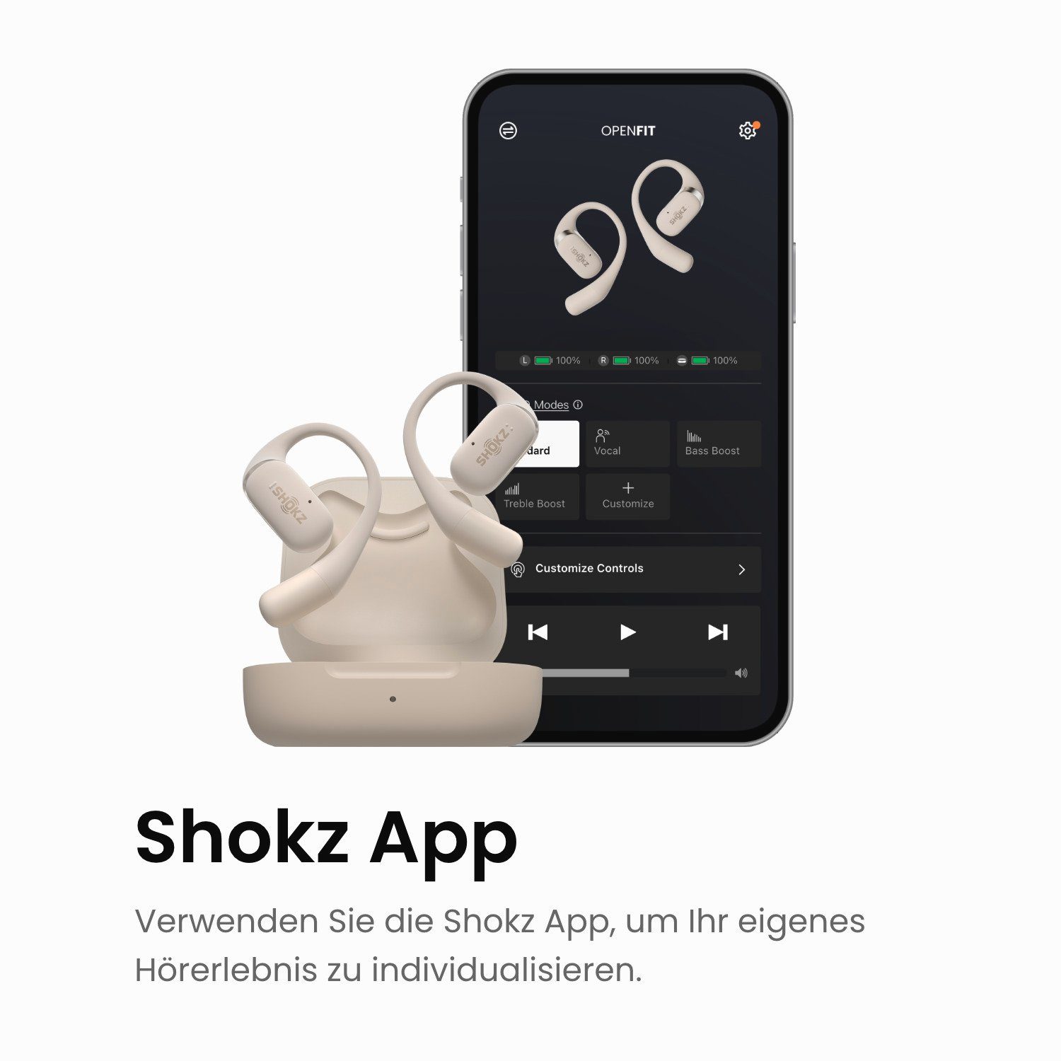 Shokz In-ear-oordopjes OpenFit
