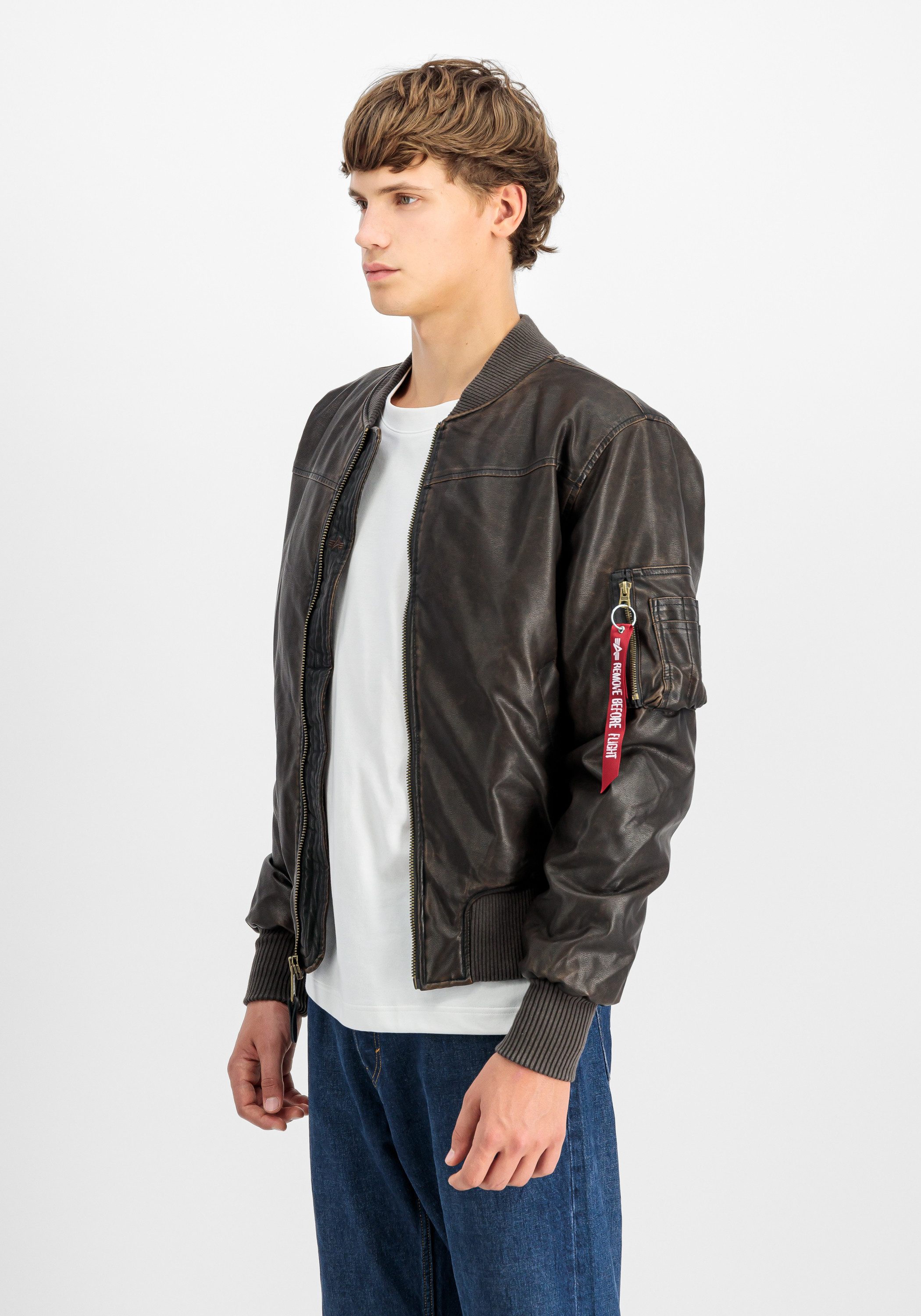 Alpha Industries Bomberjack Alpha Industries Men - Bomber Jackets MA-1 Faux Leather Vintage