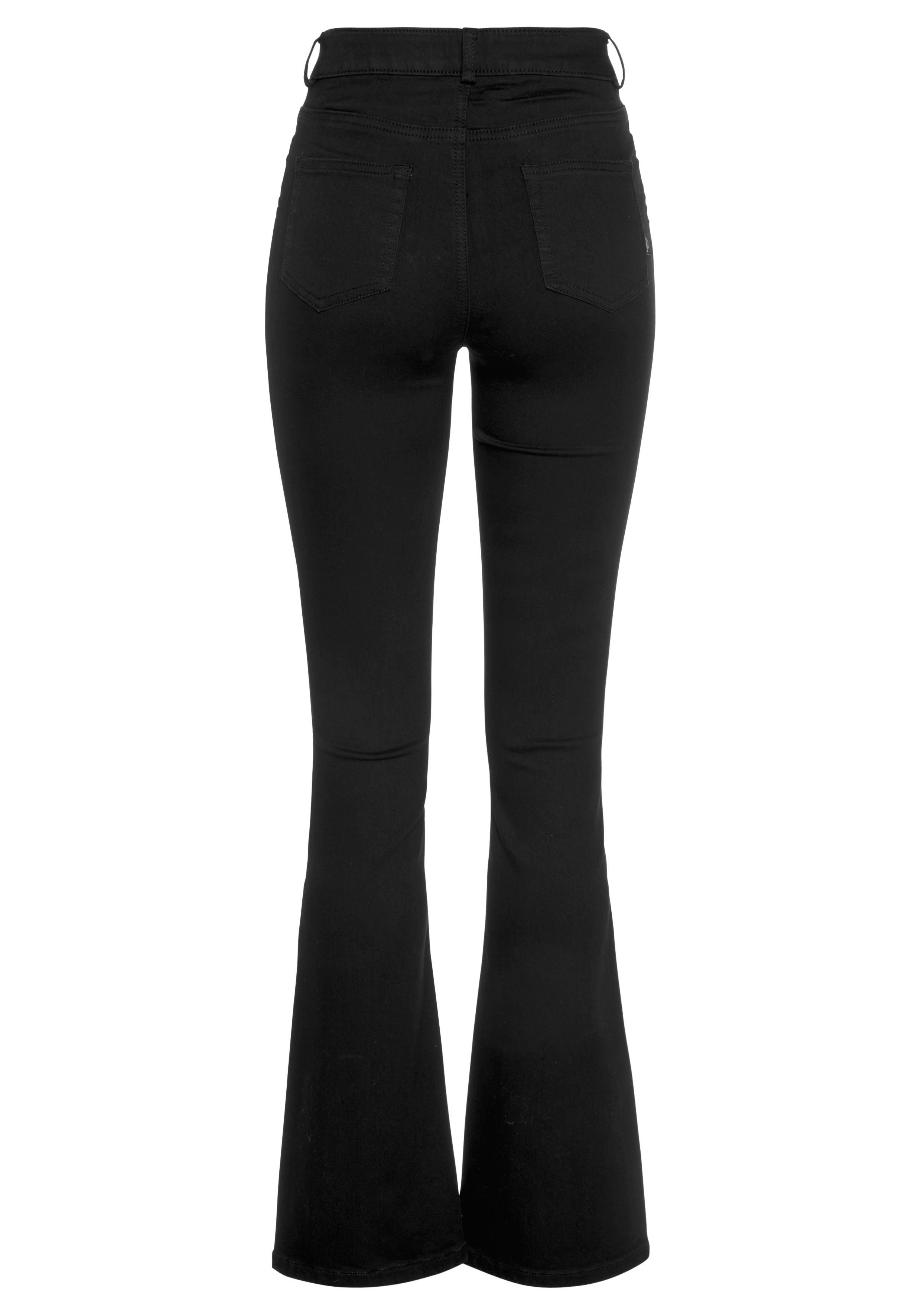 Arizona Bootcut jeans Ultra Stretch hoge taille, uitlopende pasvorm