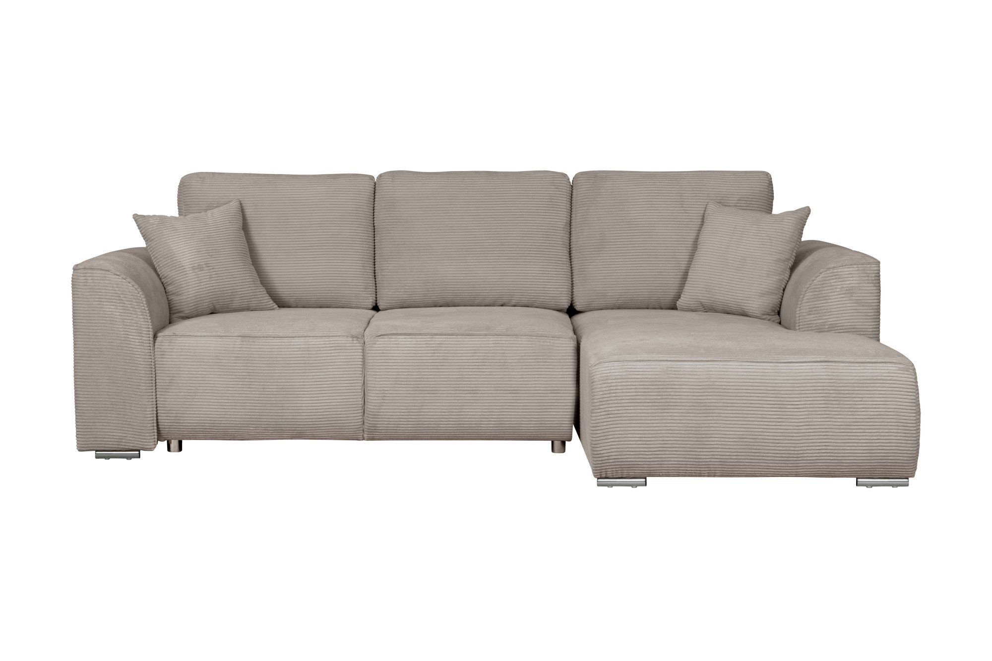 INOSIGN Hoekbank BEATRICE optionele slaapbank met bedlade, B/D/H: 265/170/86 cm