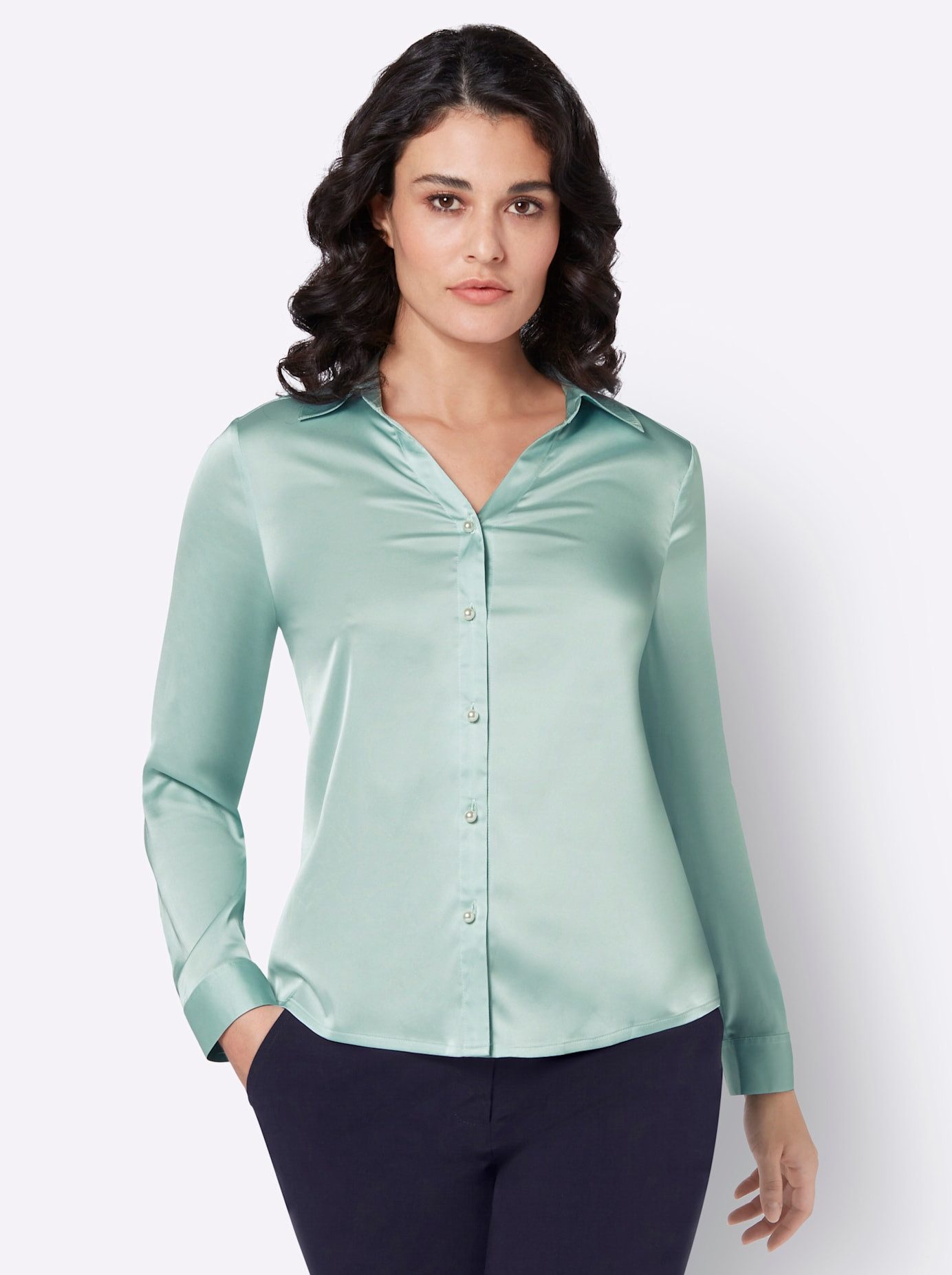 Creation L Satijnen blouse