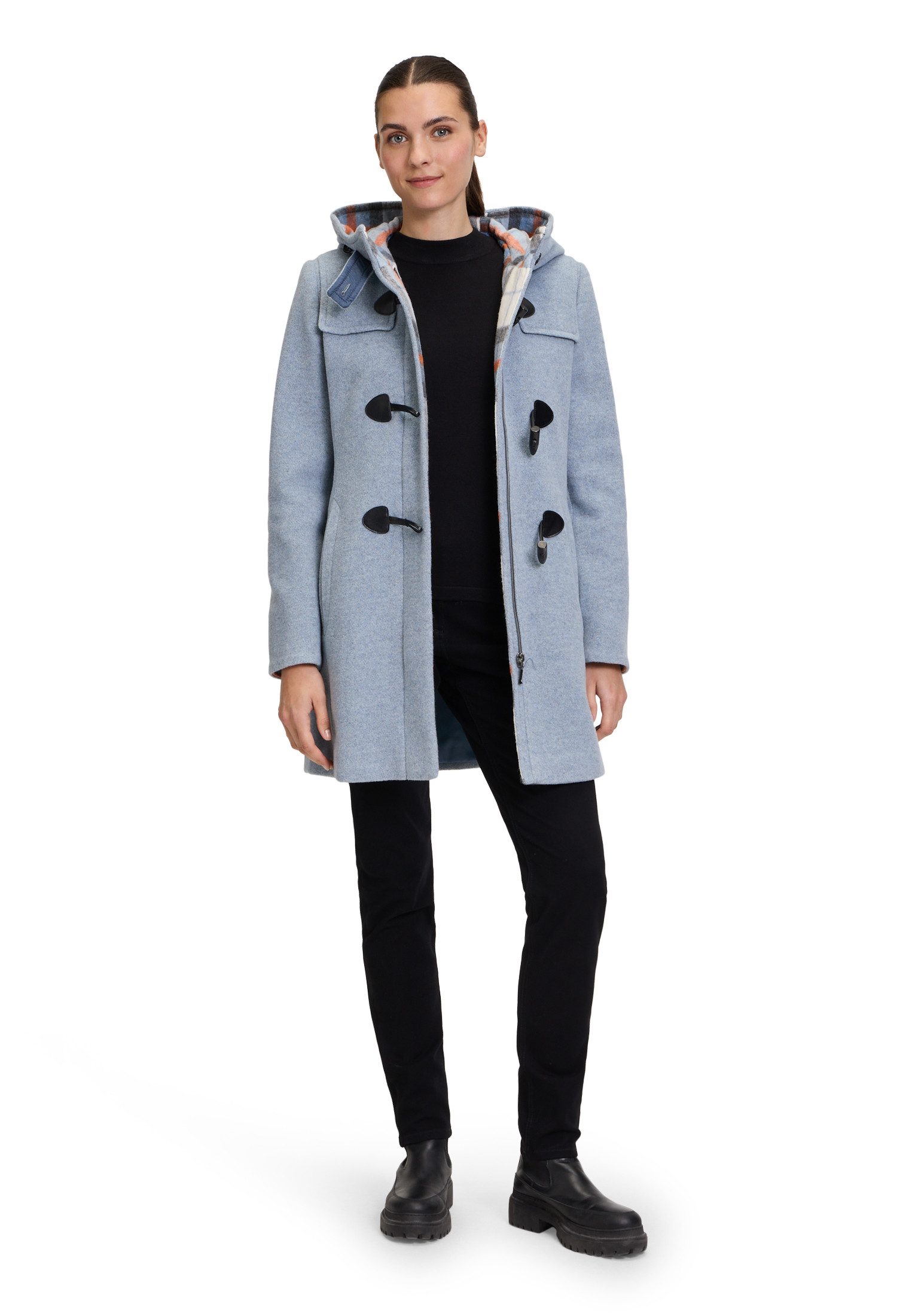 Gil Bret Duffelcoat met wol en capuchon