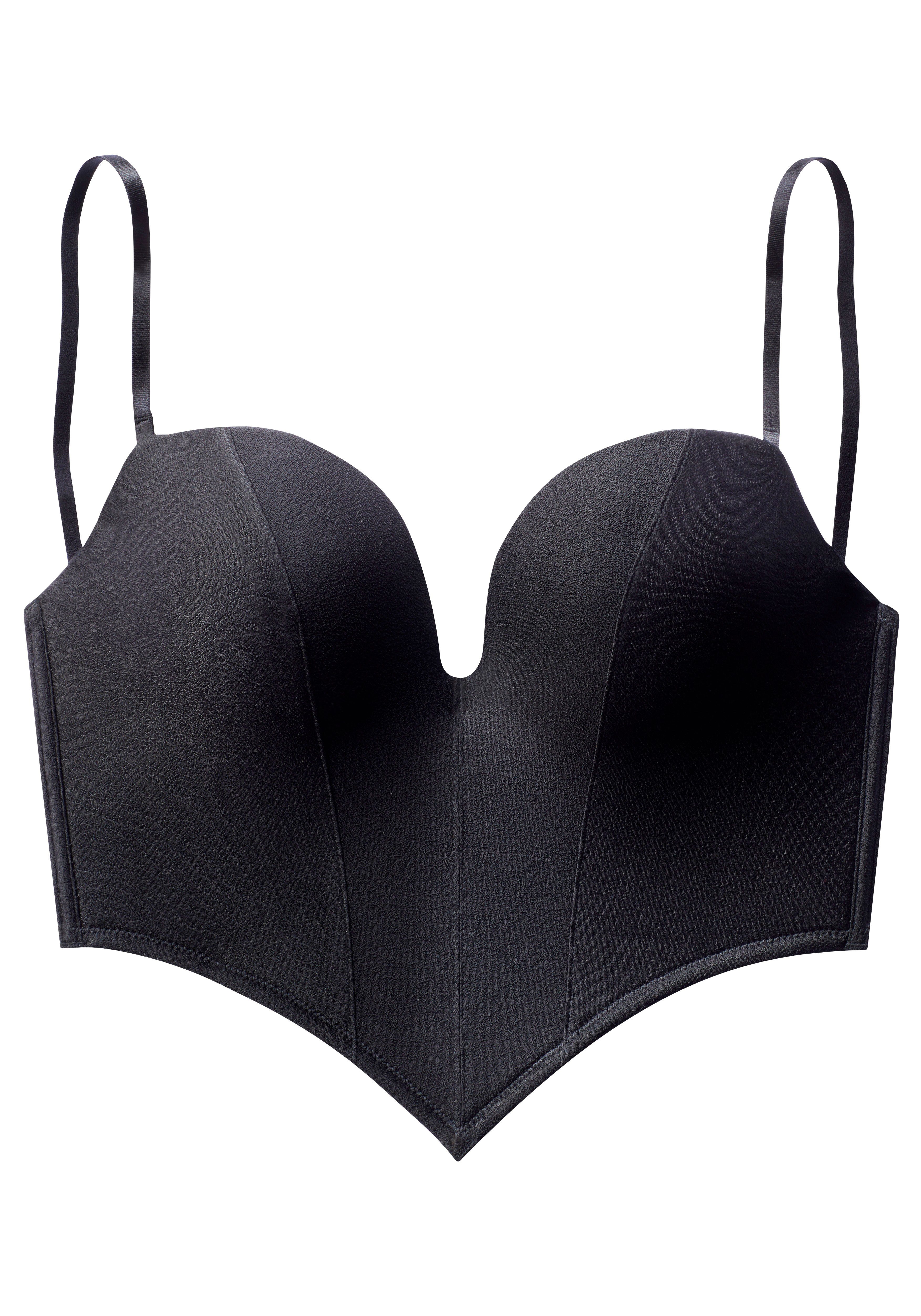 Vivance Lijfje met push-up-kussens en verwisselbare bandjes, sexy lingerie