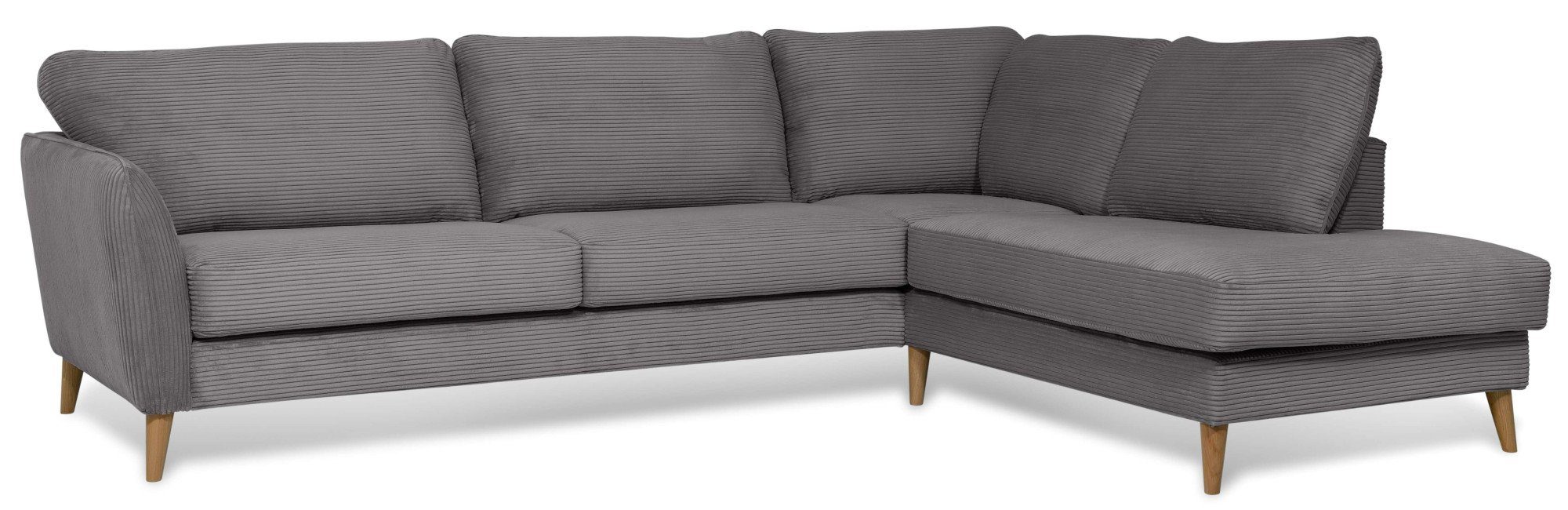 Home affaire Hoekbank MARSEILLE 278/202 cm, L-vorm, ottoman rechts/links, verschillende bekledingen