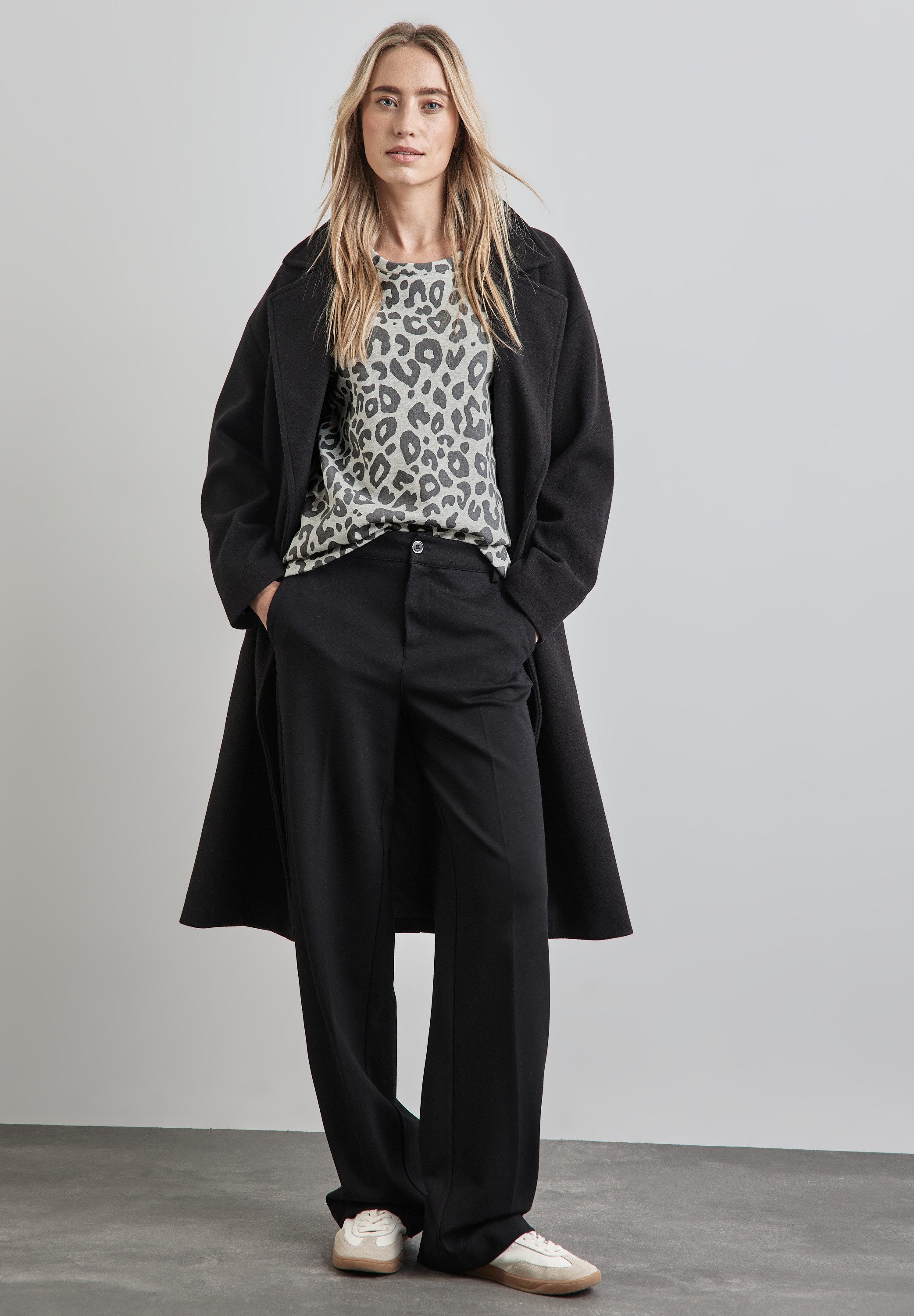STREET ONE Sweatshirt met leopatroon