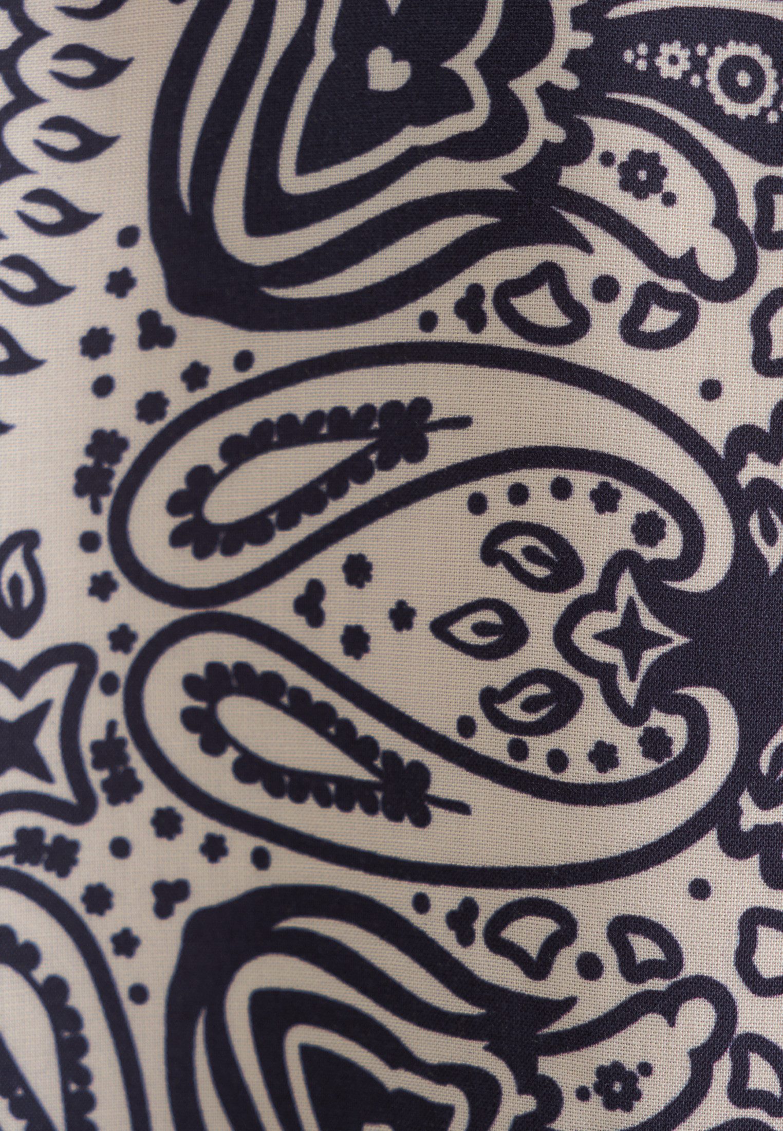 seidensticker Overhemdblouse Zwarte roos Langarm kraag sjaalprint