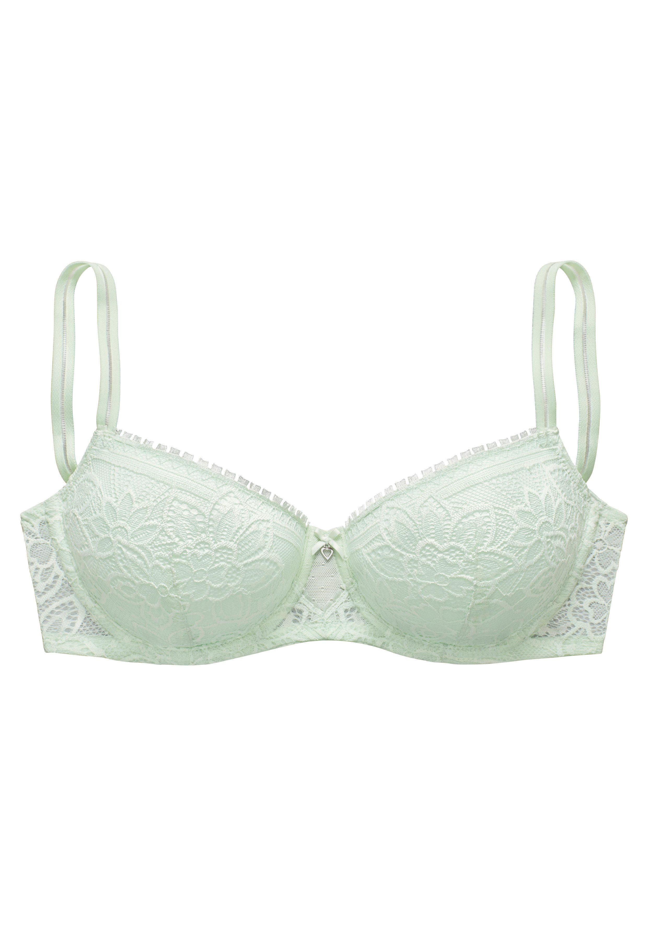 Lascana Bh met steuncups met beugel van bloemige jacquardkant, sexy lingerie