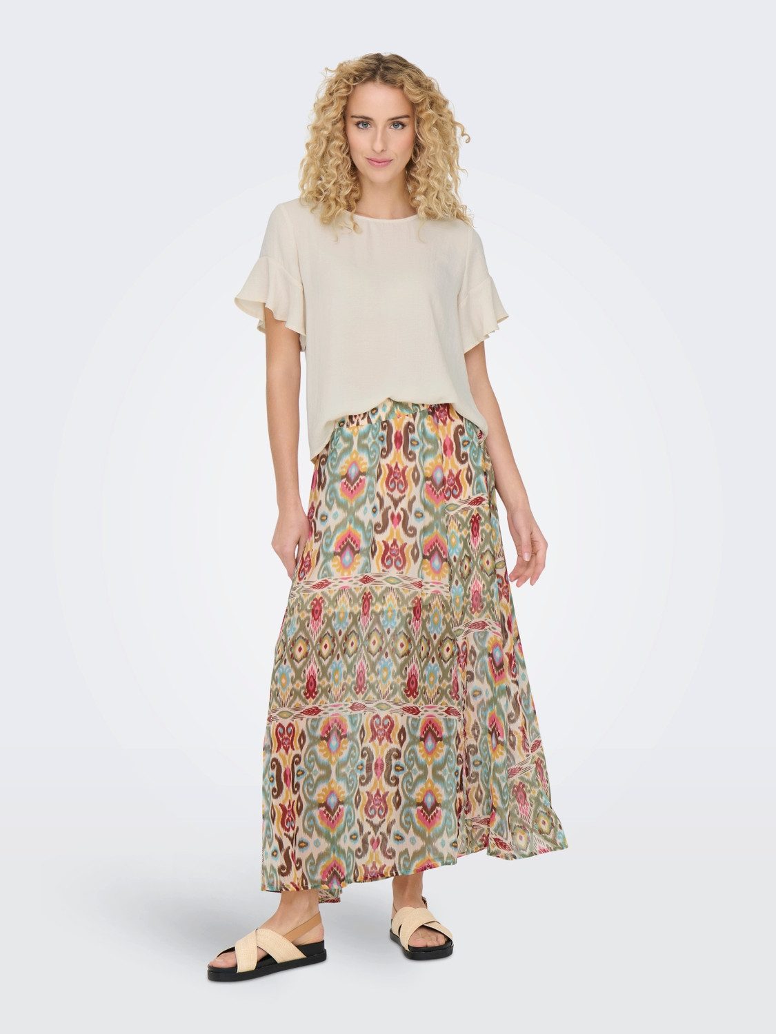 Only Plooirok ONLASTA LIFE SLIT ANKEL SKIRT PTM
