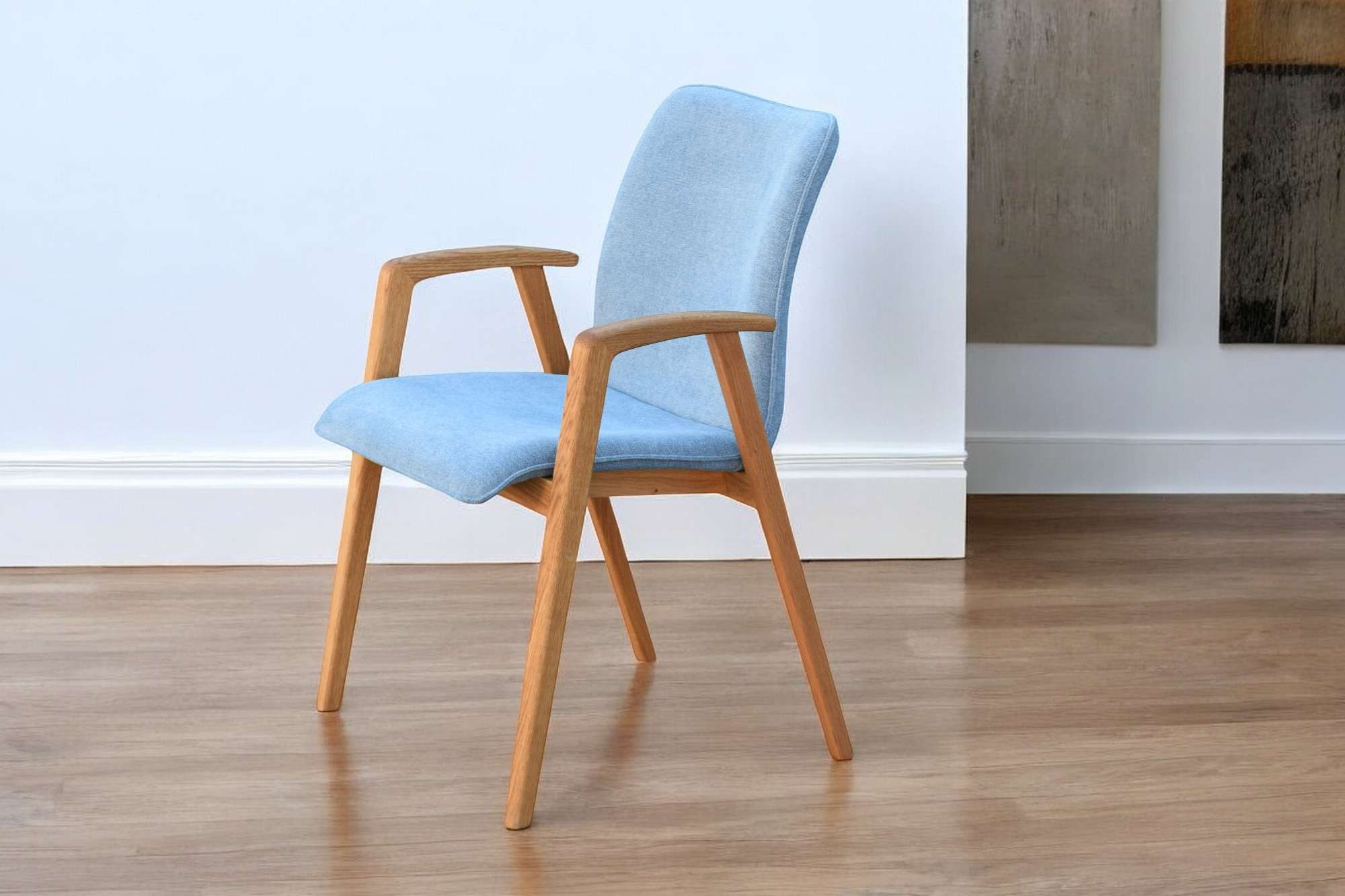 Home affaire Stoel met armleuningen Loreen eetkamerstoel, beklede stoel, designstoel met massief frame, hoogwaardig afgewerkt, armleuningen, stijlvol, comfortabel (set, 2 stuks)