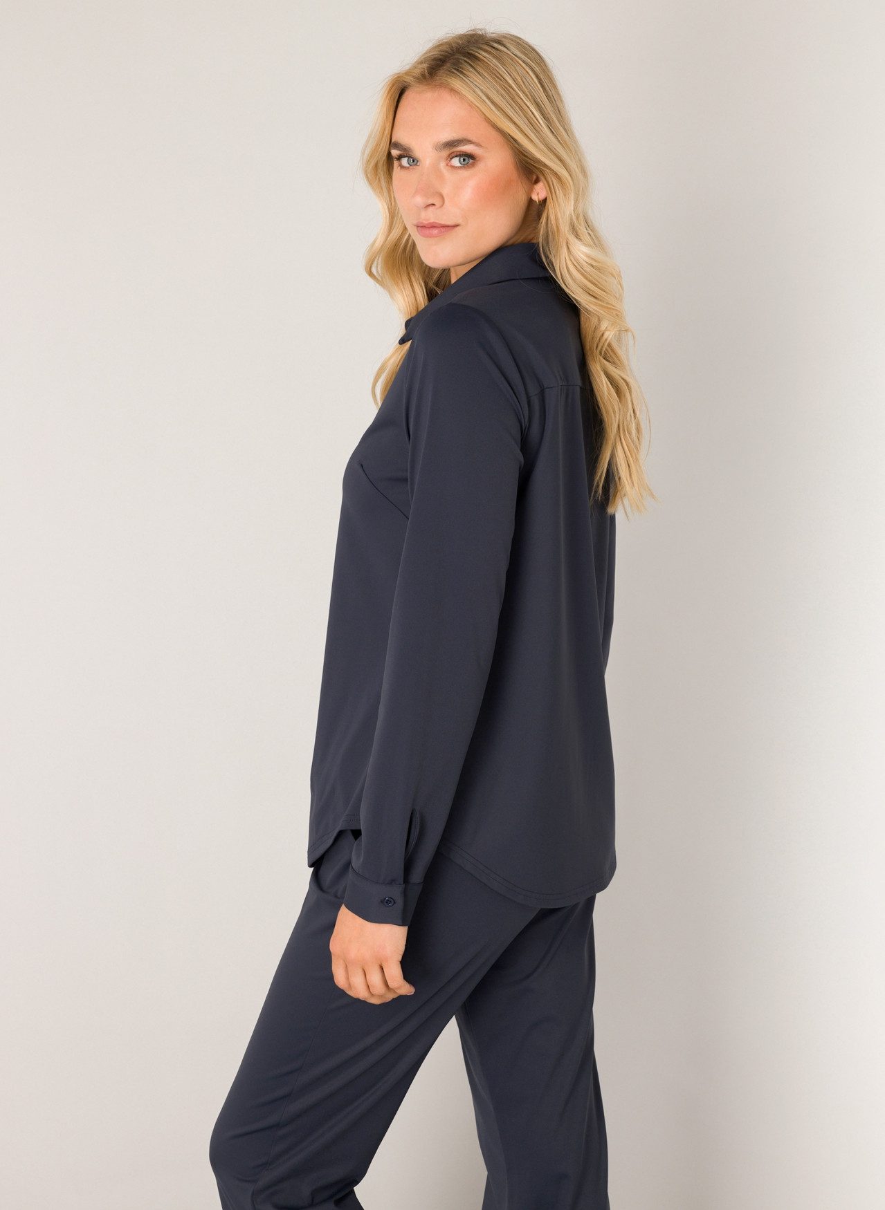 Base Level Blouse met lange mouwen TAMARA met stretch