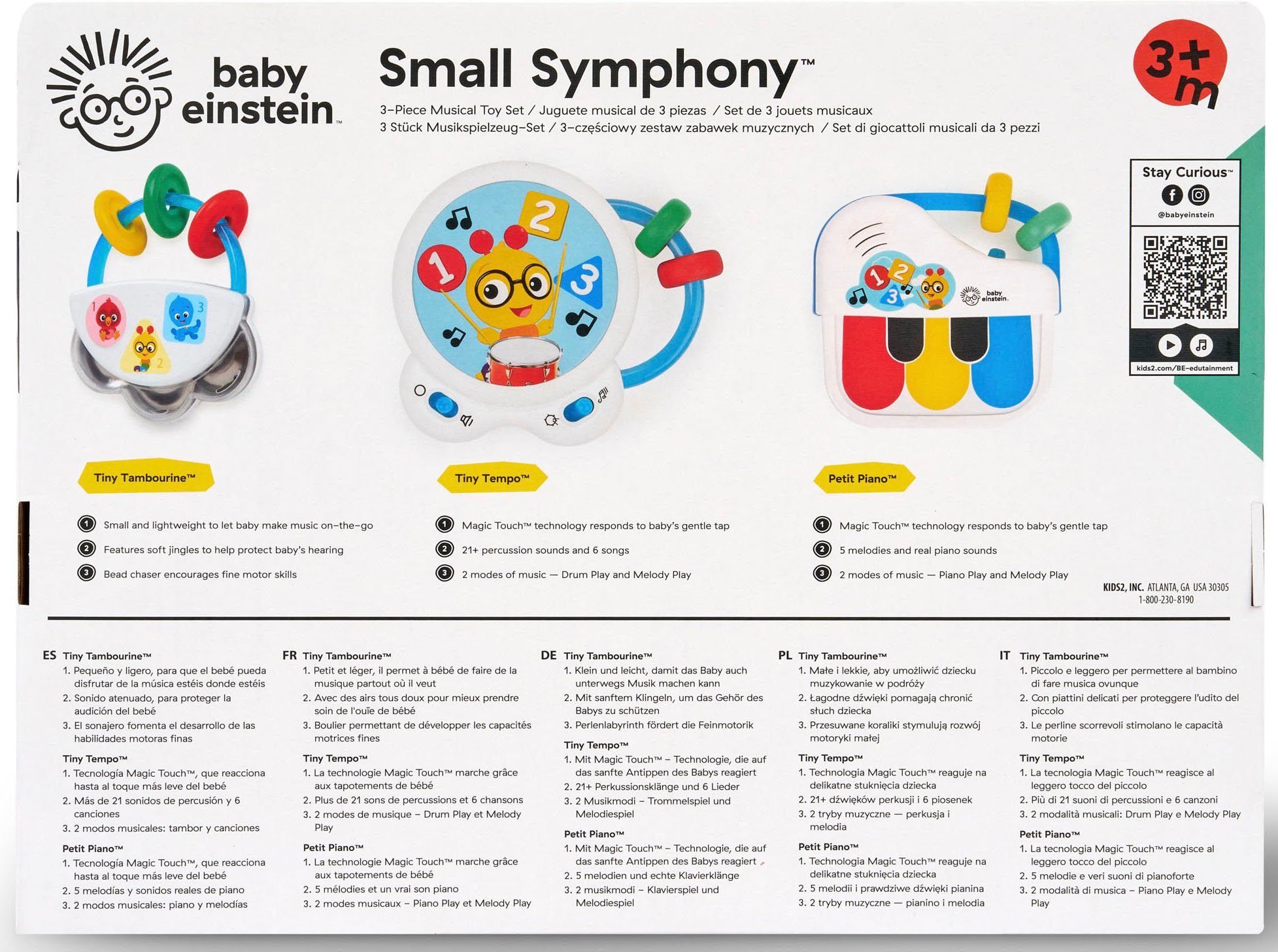 Baby Einstein Speelgoed-muziekinstrument Set Small Symphony (set, 3-delig)