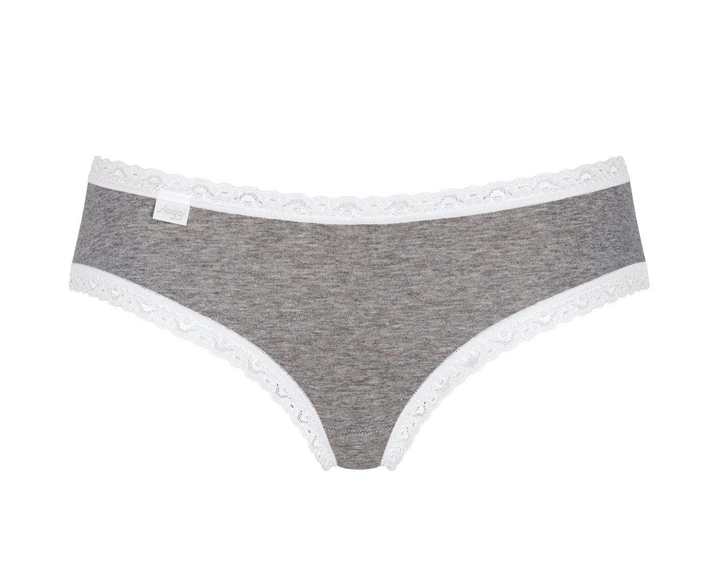 Sloggi Hipster 24/7 Weekend met platte kanten randen, katoenmix, elastisch, ondoorzichtig, zacht (Set van 3)