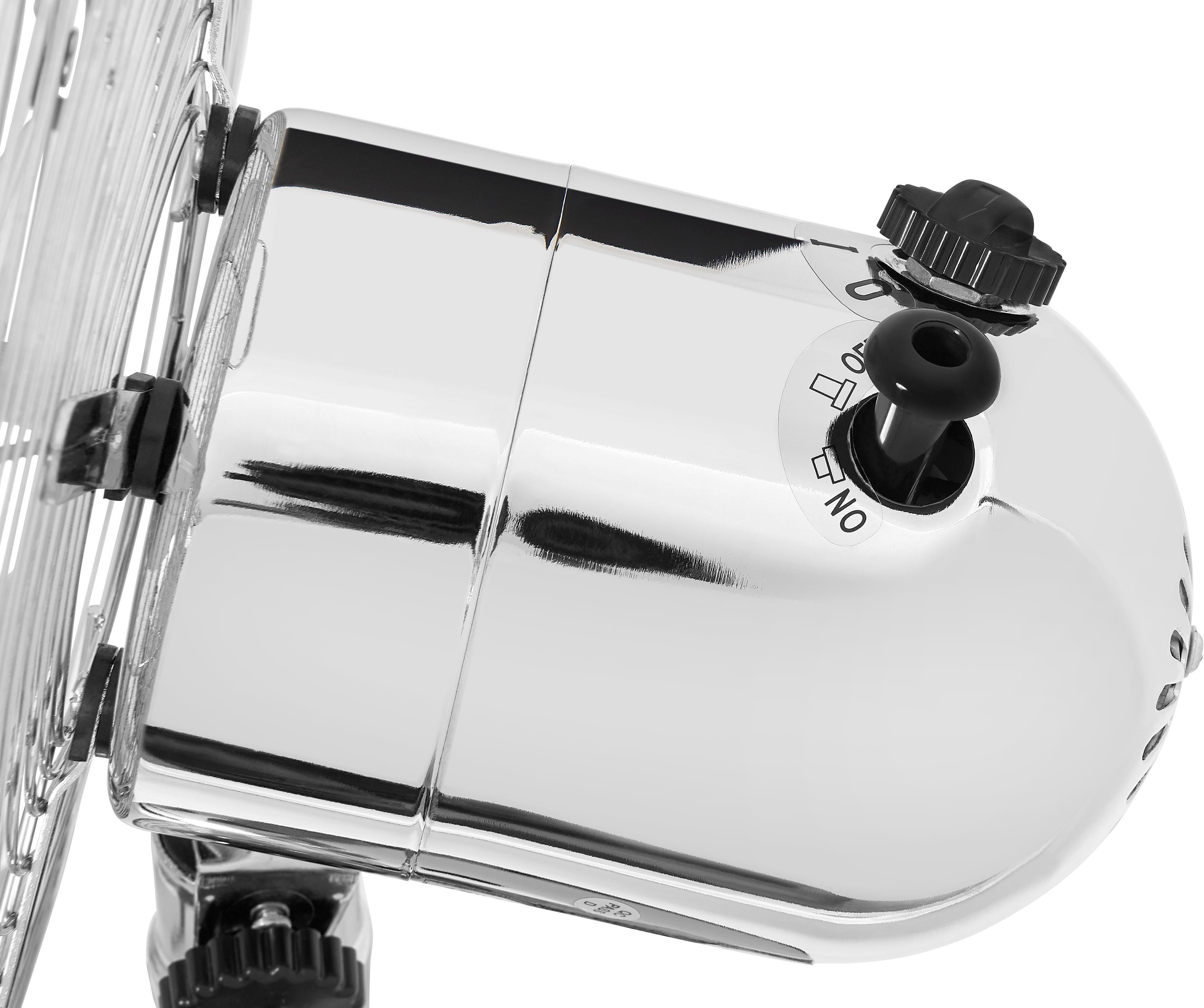 KLARBACH Staande ventilator VS 36001 ch Ø 40 cm, volmetaal, 50 W vermogen, verstelbare hoek