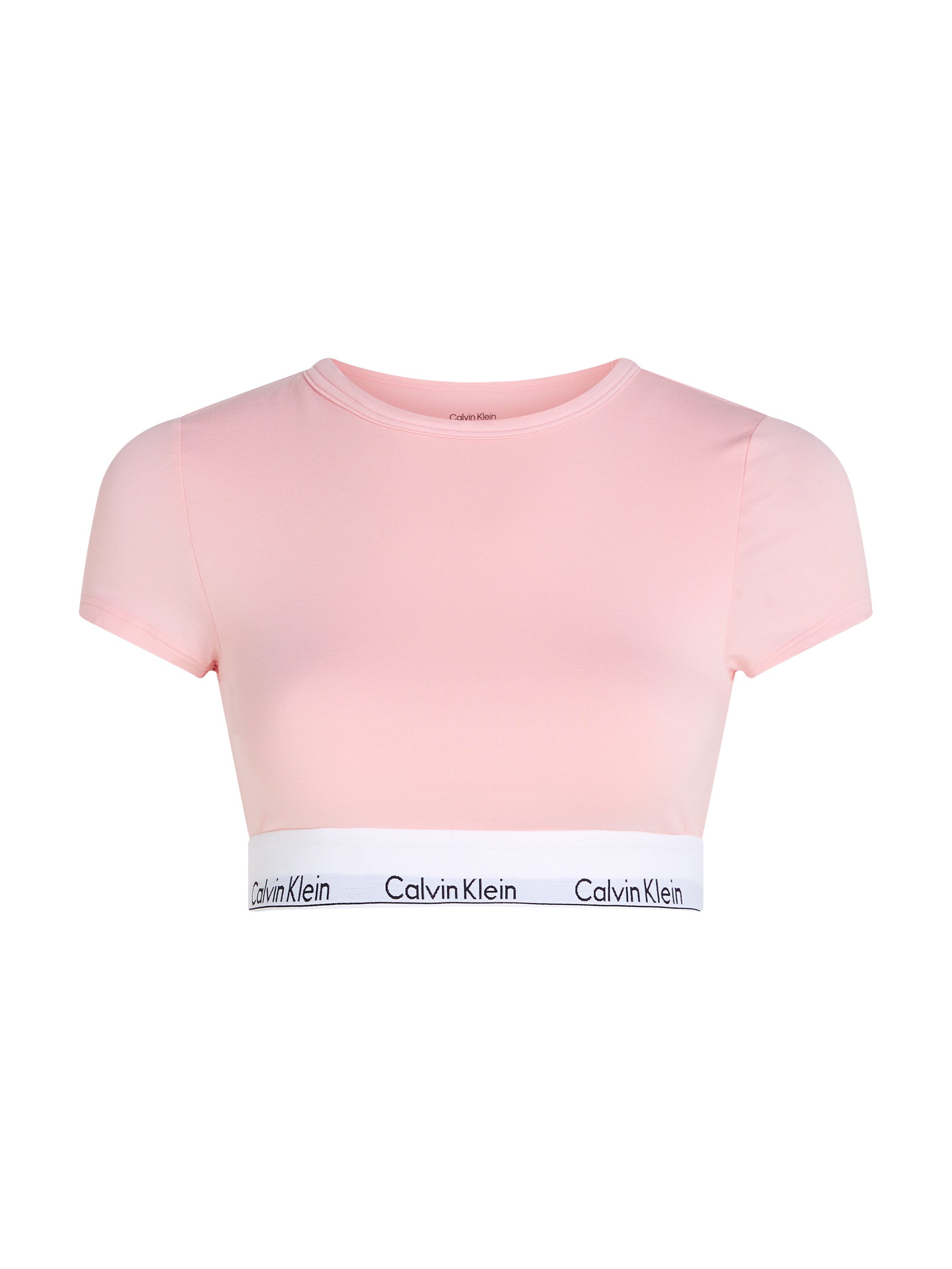 Calvin Klein T-shirt-bh T-SHIRT BRALETTE met een logo-opschrift