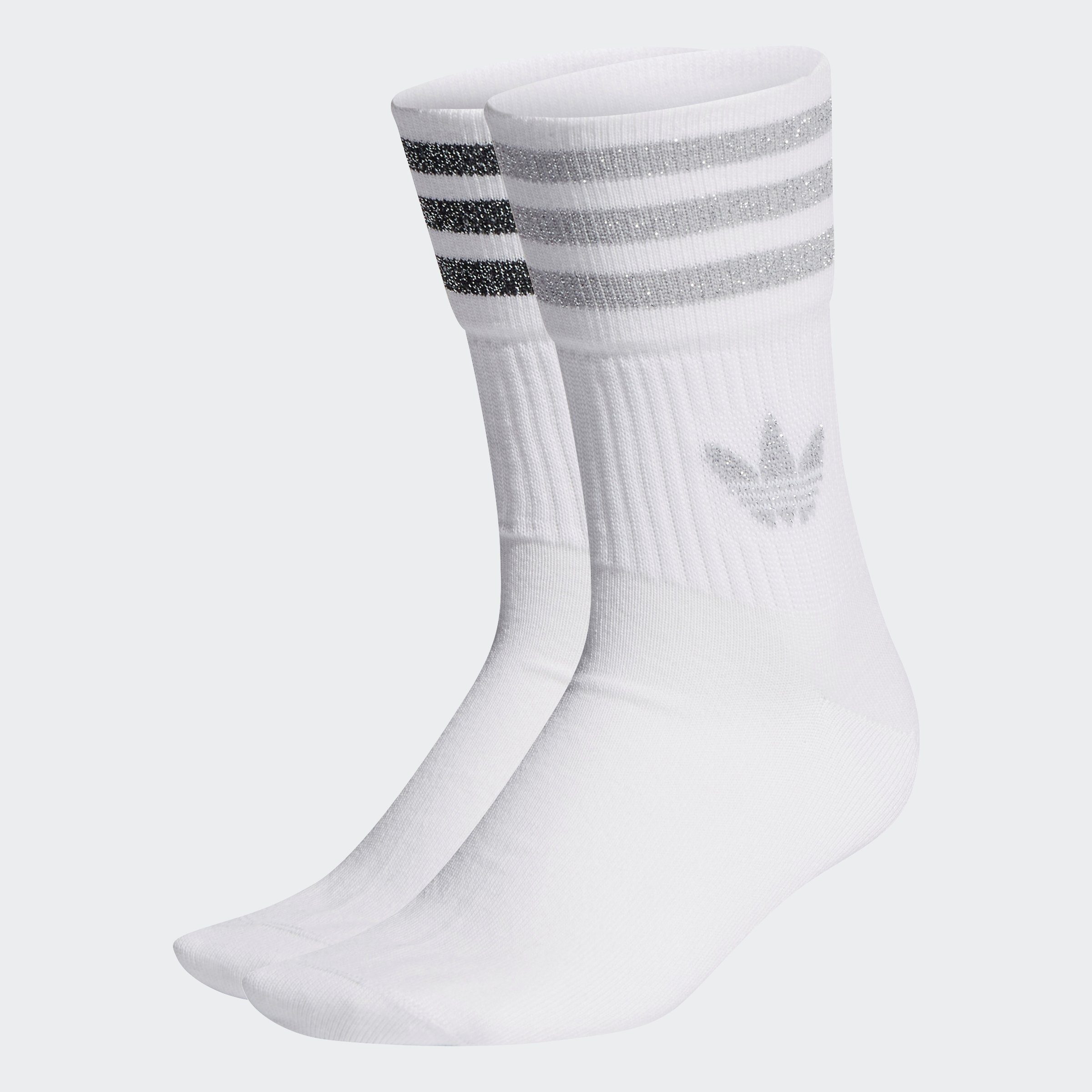 adidas Originals Sportsokken MIDCUT GLITTER CREW SOCKS, 2 PAAR (2 paar)