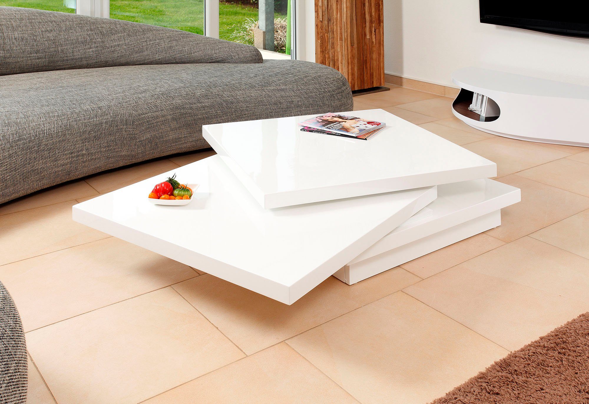 SalesFever Salontafel Draaibaar tafelblad om 360°