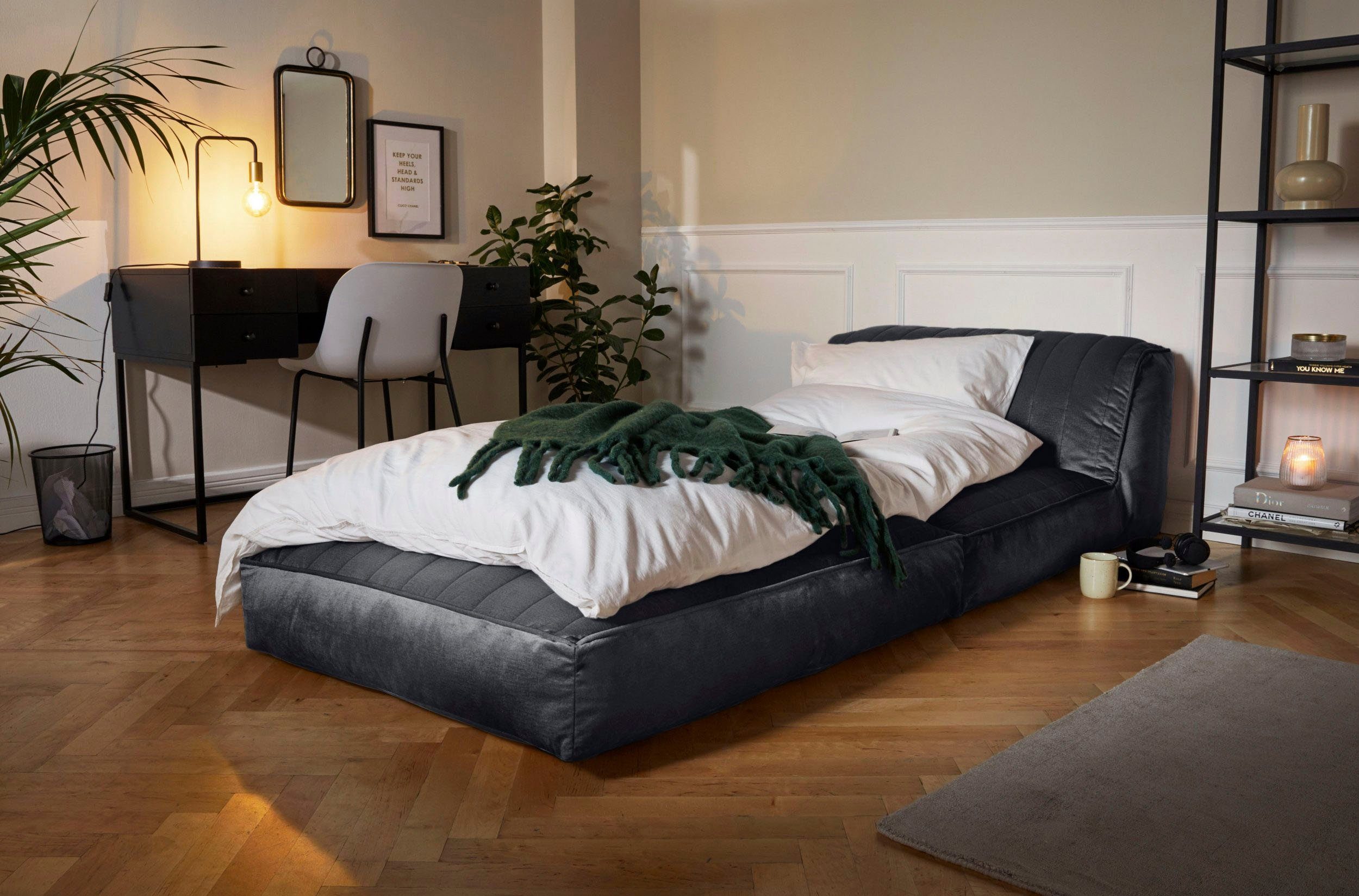 Leonique Relaxfauteuil POLLY Loungestoel met slaapfunctie, perfect als logeerbed, divan