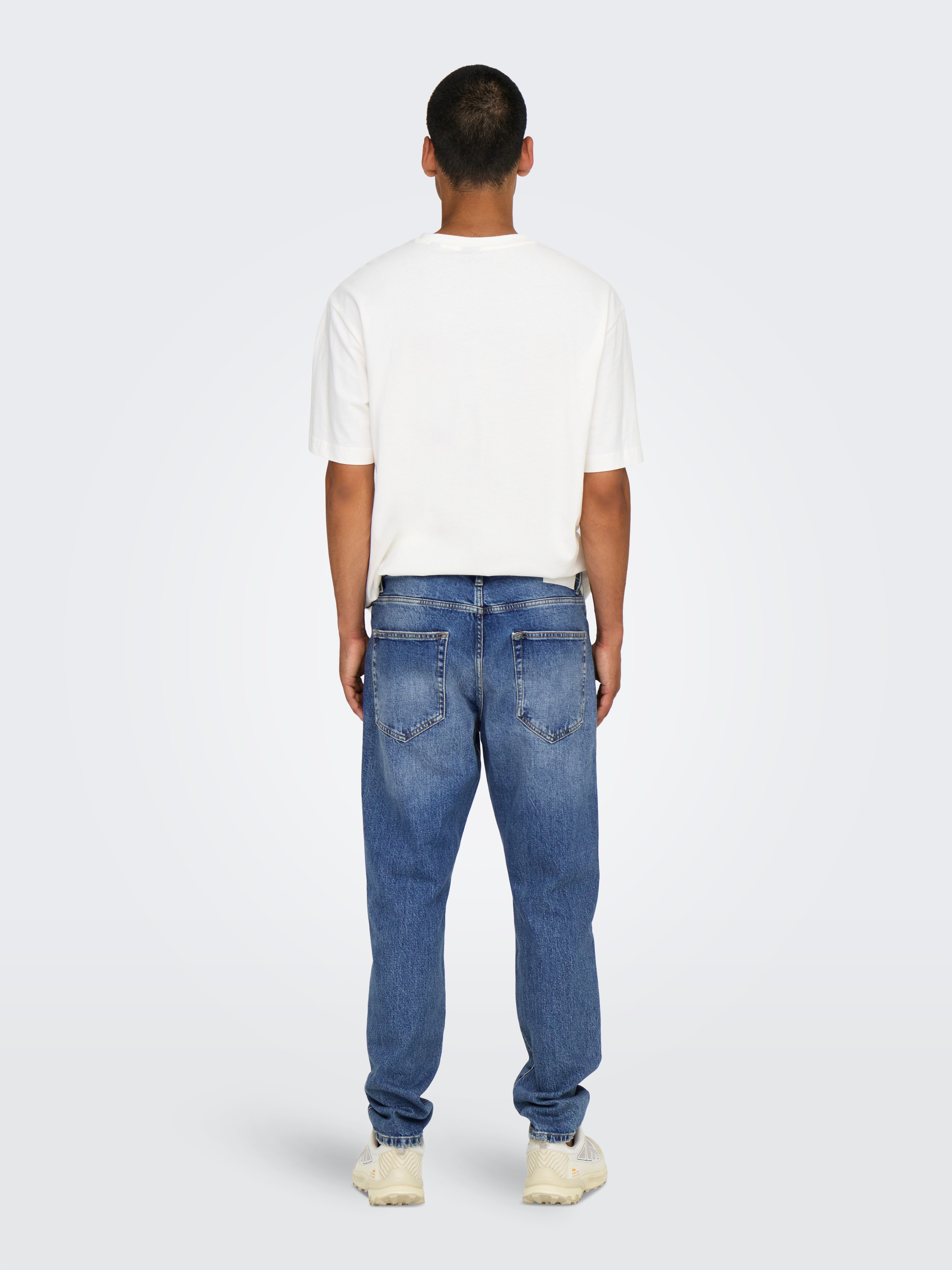 ONLY & SONS Tapered jeans ONSYOKE TAPERED MB 9360 DOT DNM NOOS