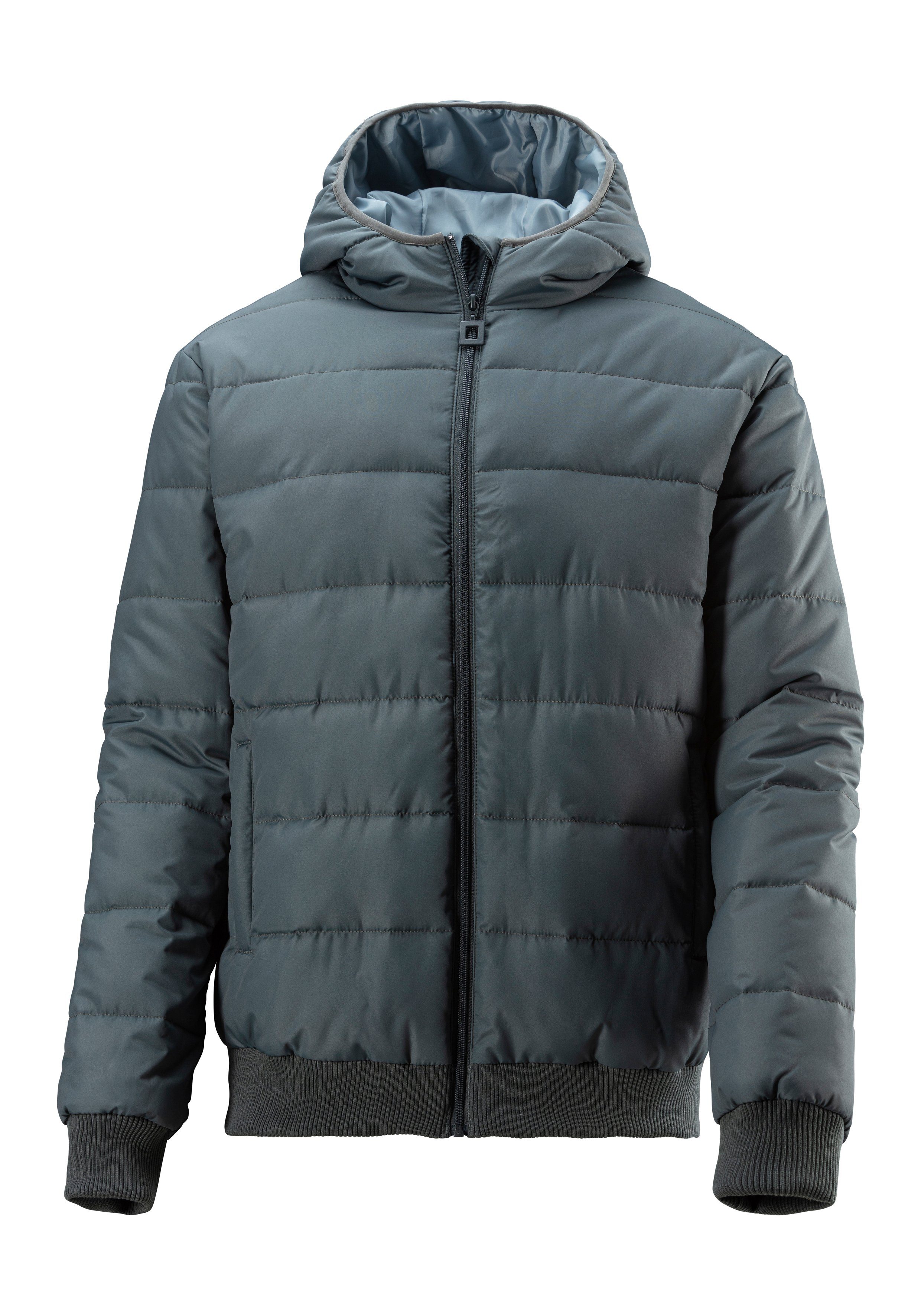 John Devin Gewatteerde jas Outdoorjacke met gebreide boorden
