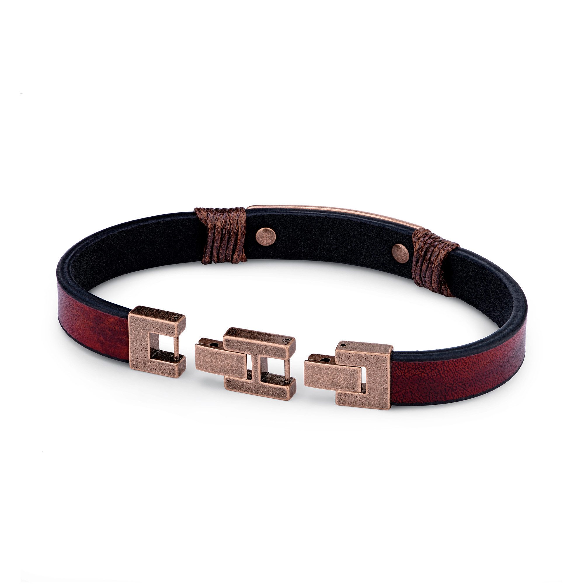 FYNCH-HATTON Leren armband Sieraden cadeau armband To live is to explore