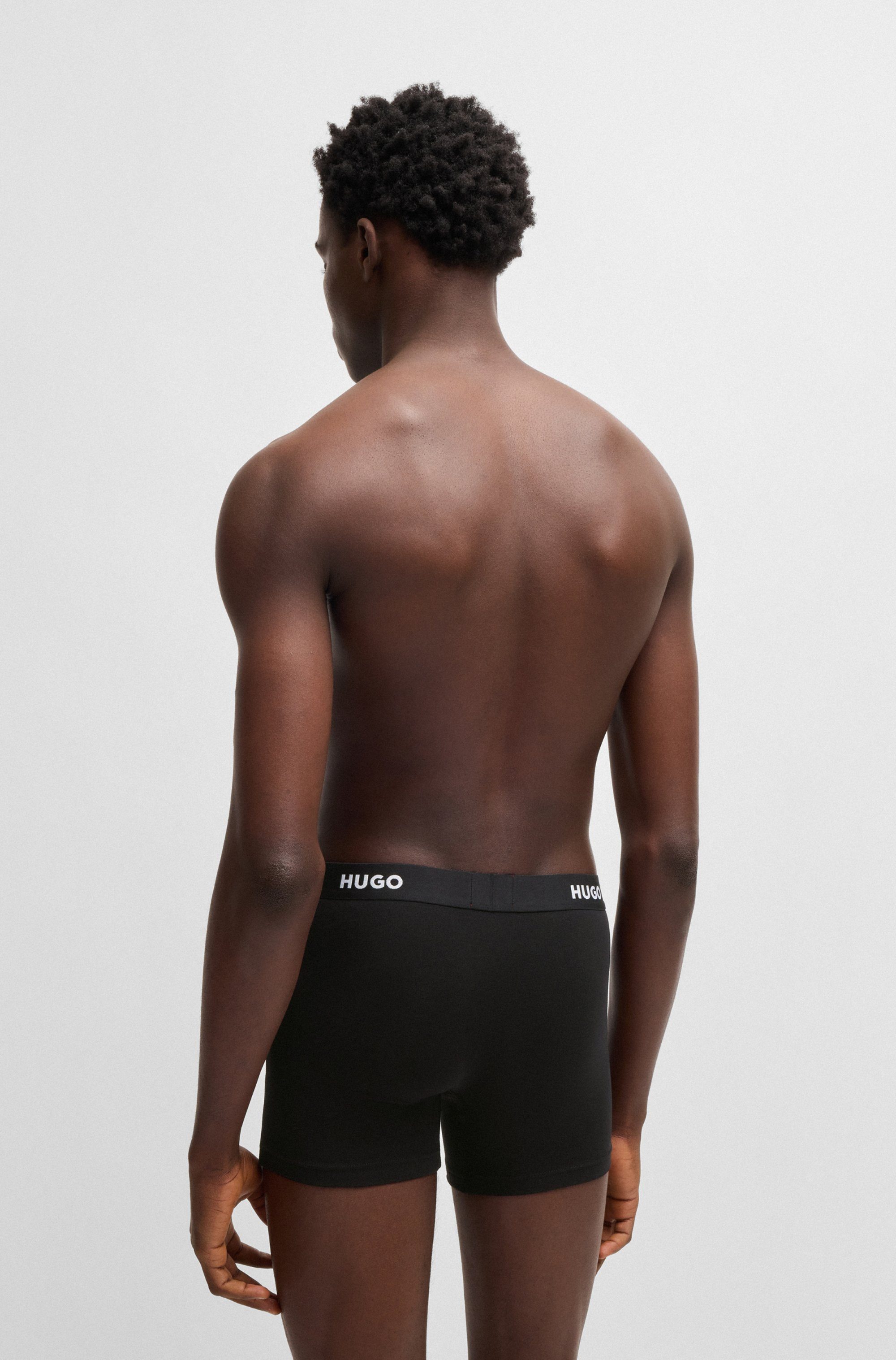 HUGO underwear Boxershort BOXERBR TRIPLET PACK met hugo logo-elastisch tailleband (3 stuks)