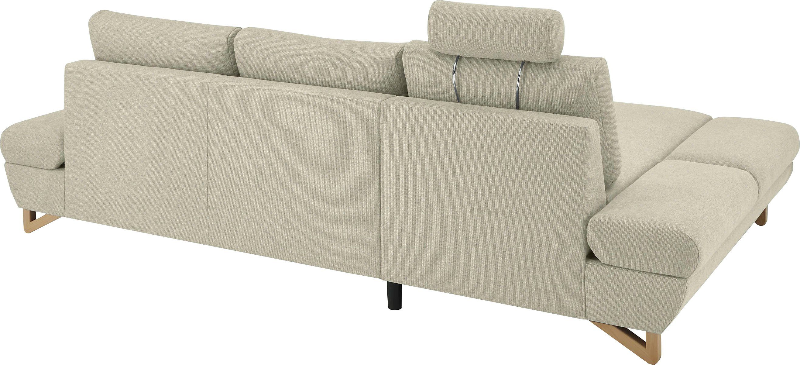 INOSIGN Slaapbank City/Giron comfortabele slaapbank (ligoppervlak 245 x 138 cm) en bedlade