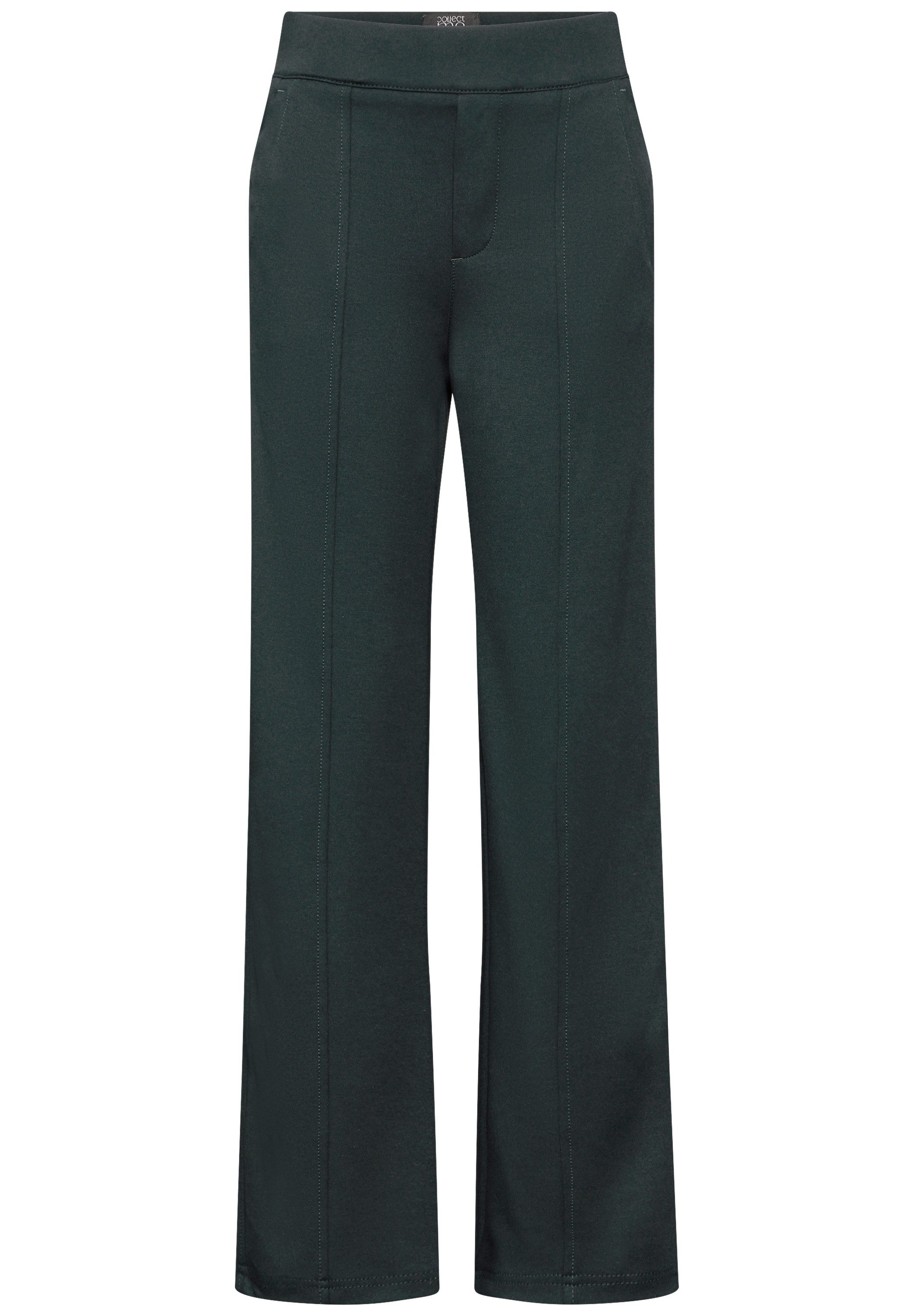 STREET ONE Taillehoge broek met deelnaden