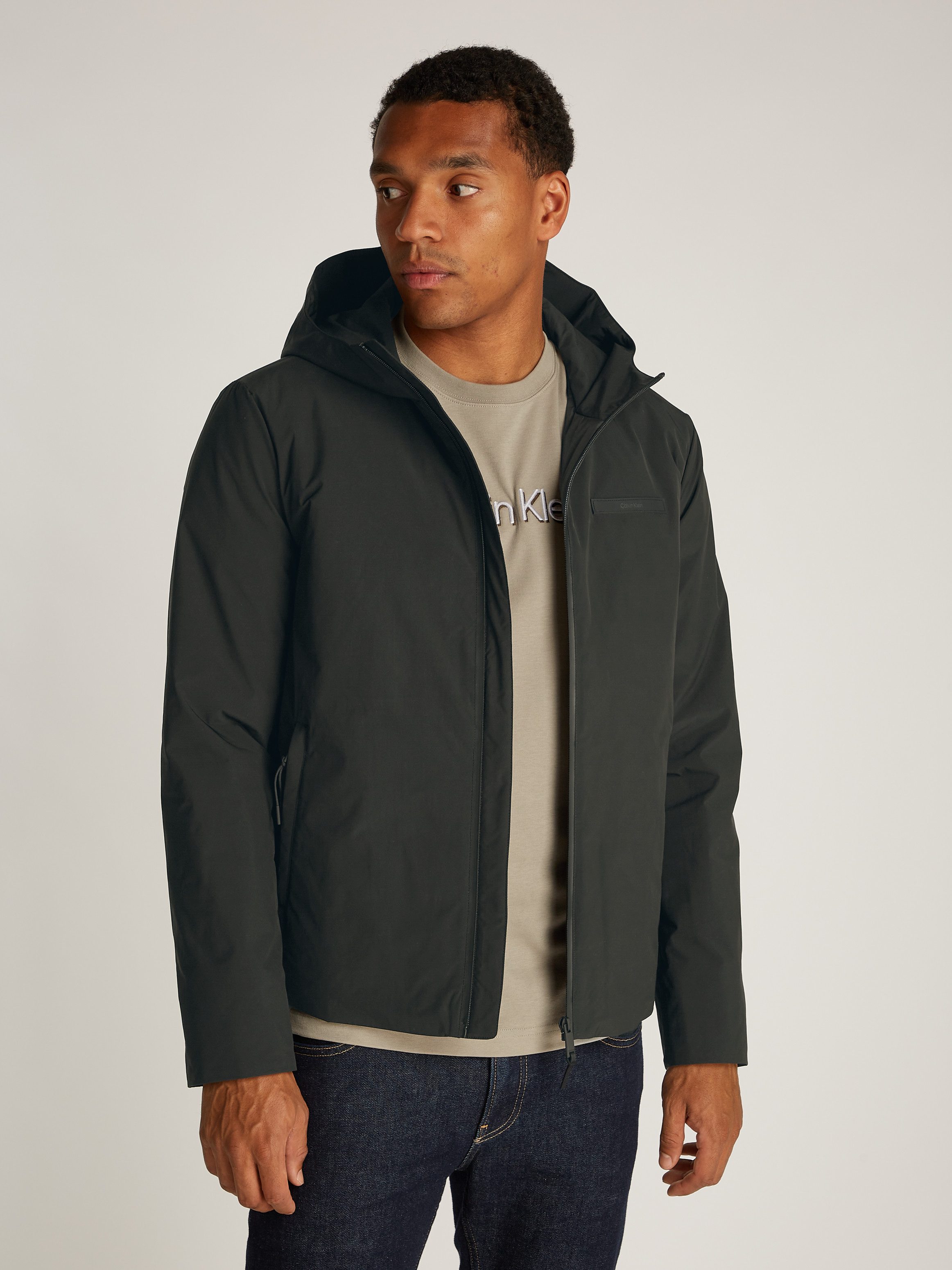 Calvin Klein Outdoorjack TECHNICAL NON-QUILT JACKET HOOD