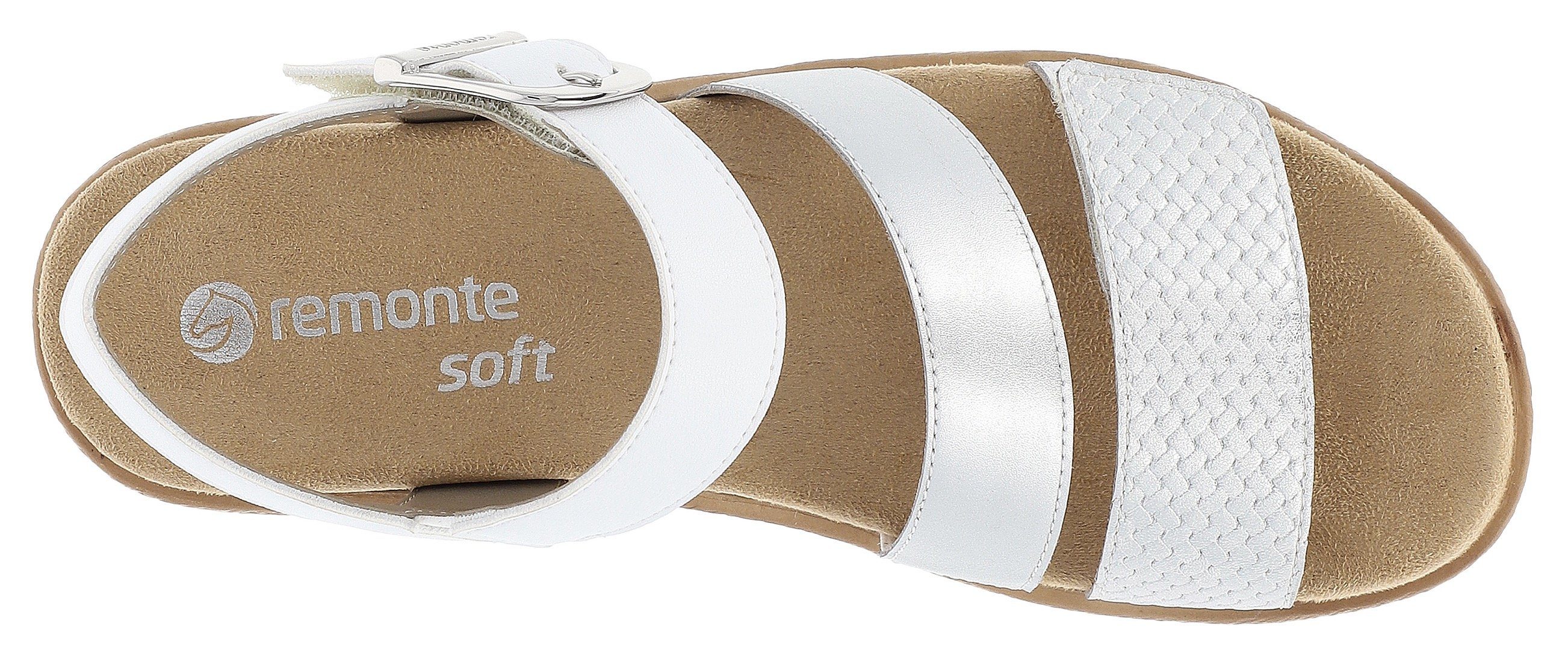 Remonte Sleehaksandaaltjes , sleehak, zomerschoenen, sandalen in vegan verwerking