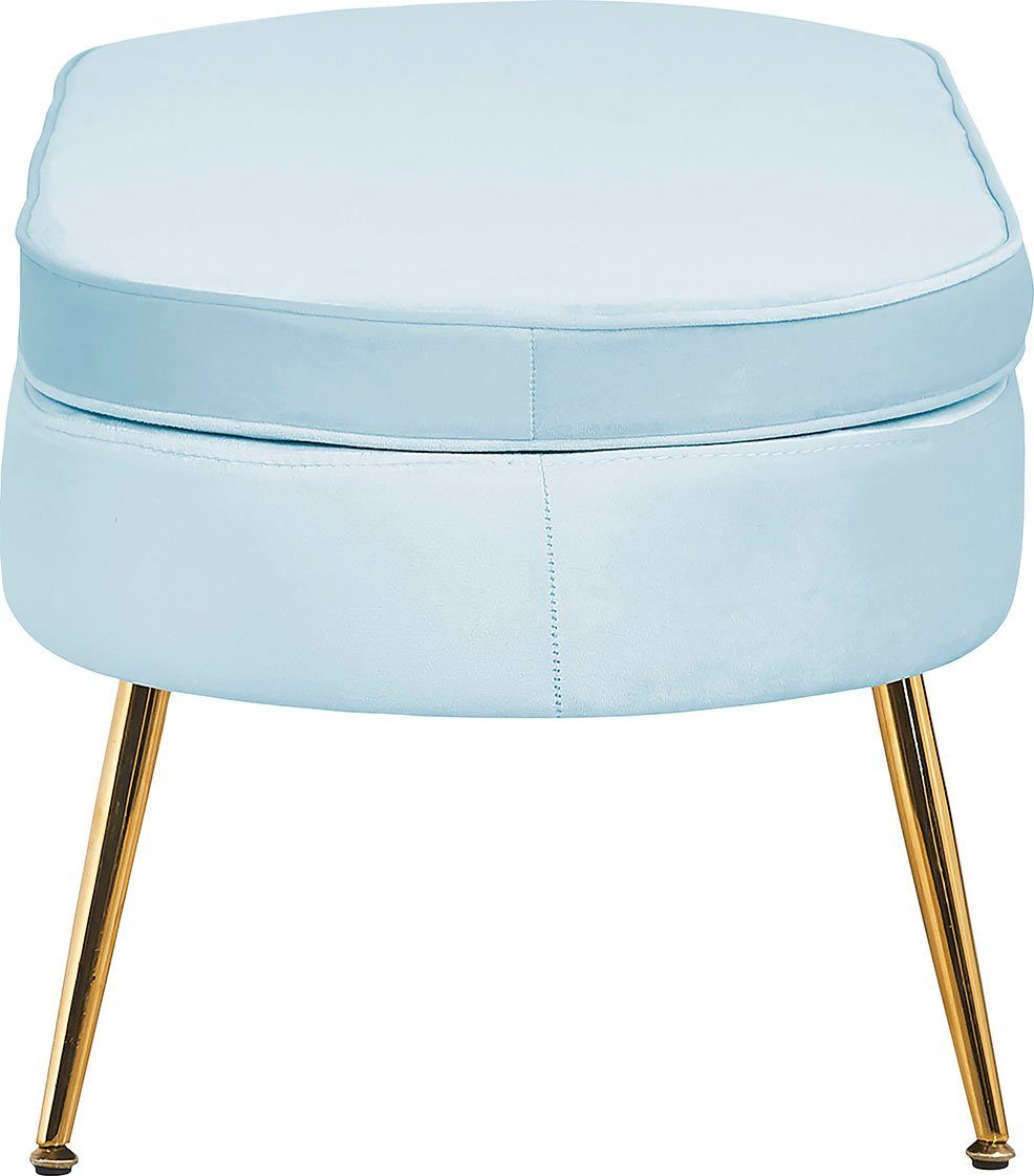 SalesFever Hocker Clam ovaal, breedte 99 cm