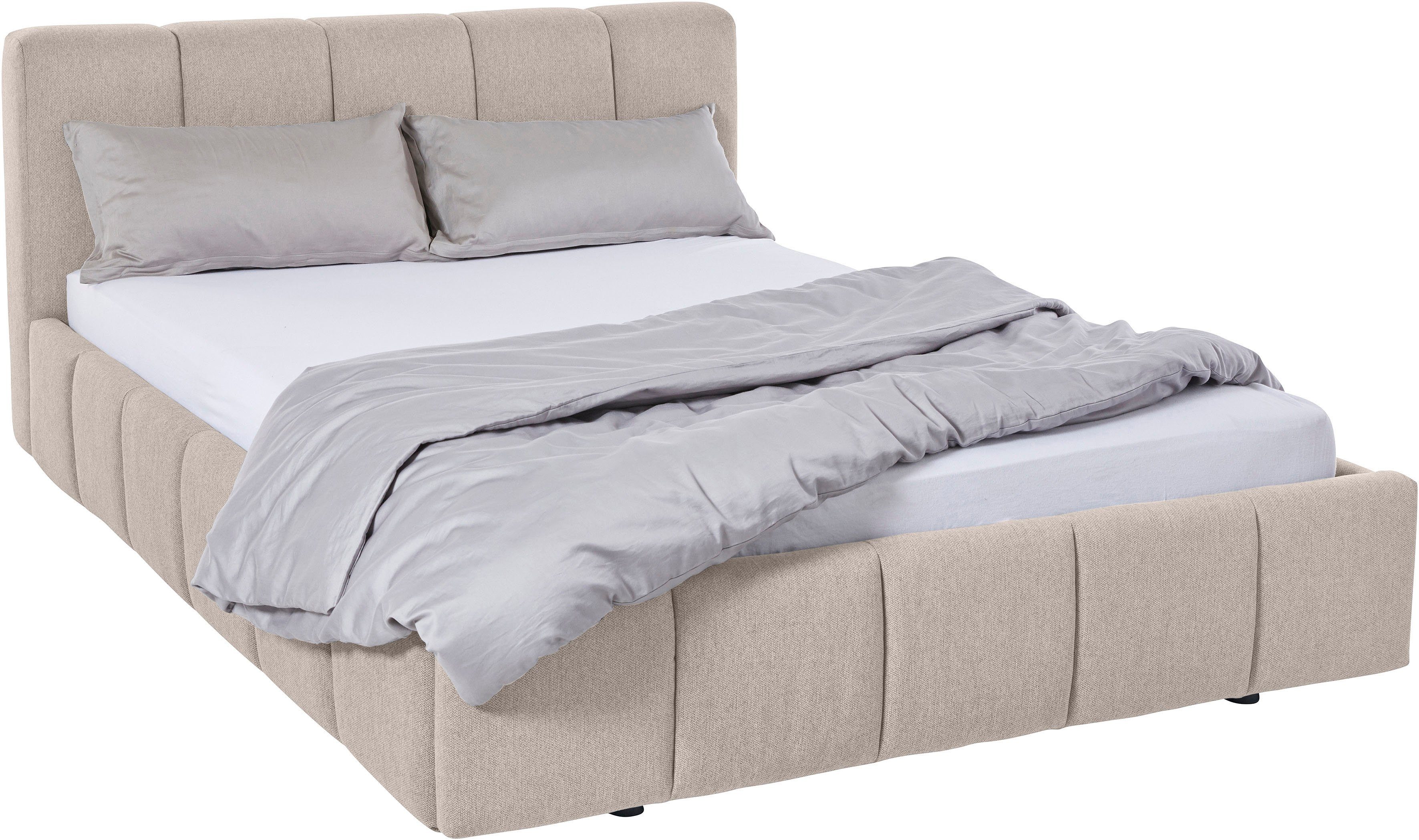 LeGer Home by Lena Gercke Gestoffeerd bed Maileen in 5 breedten en 3 kleuren, incl. rolbodem