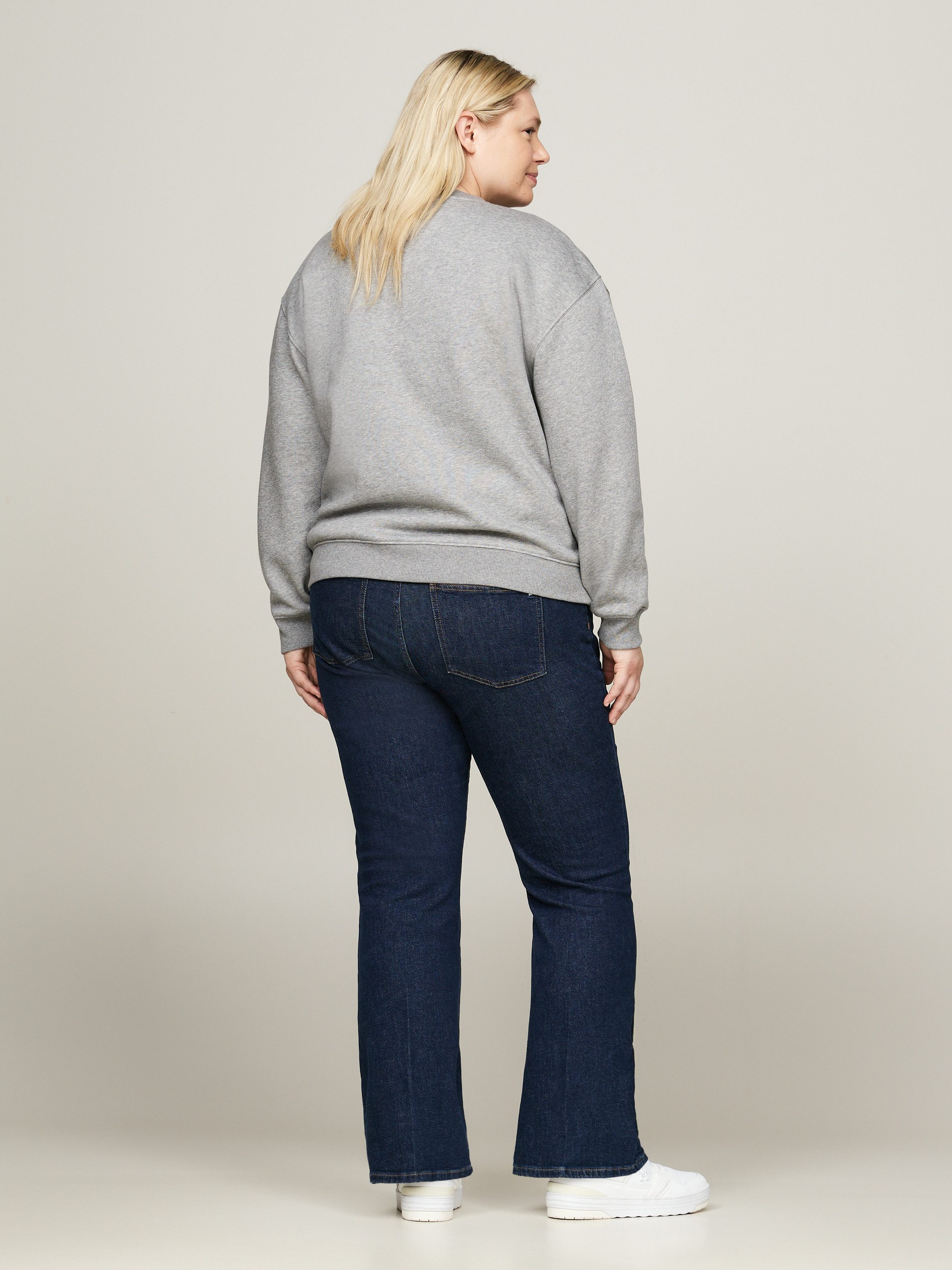 Tommy Hilfiger Curve Sweatshirt CRV MDRN REG CORP LOGO SWTSHRT