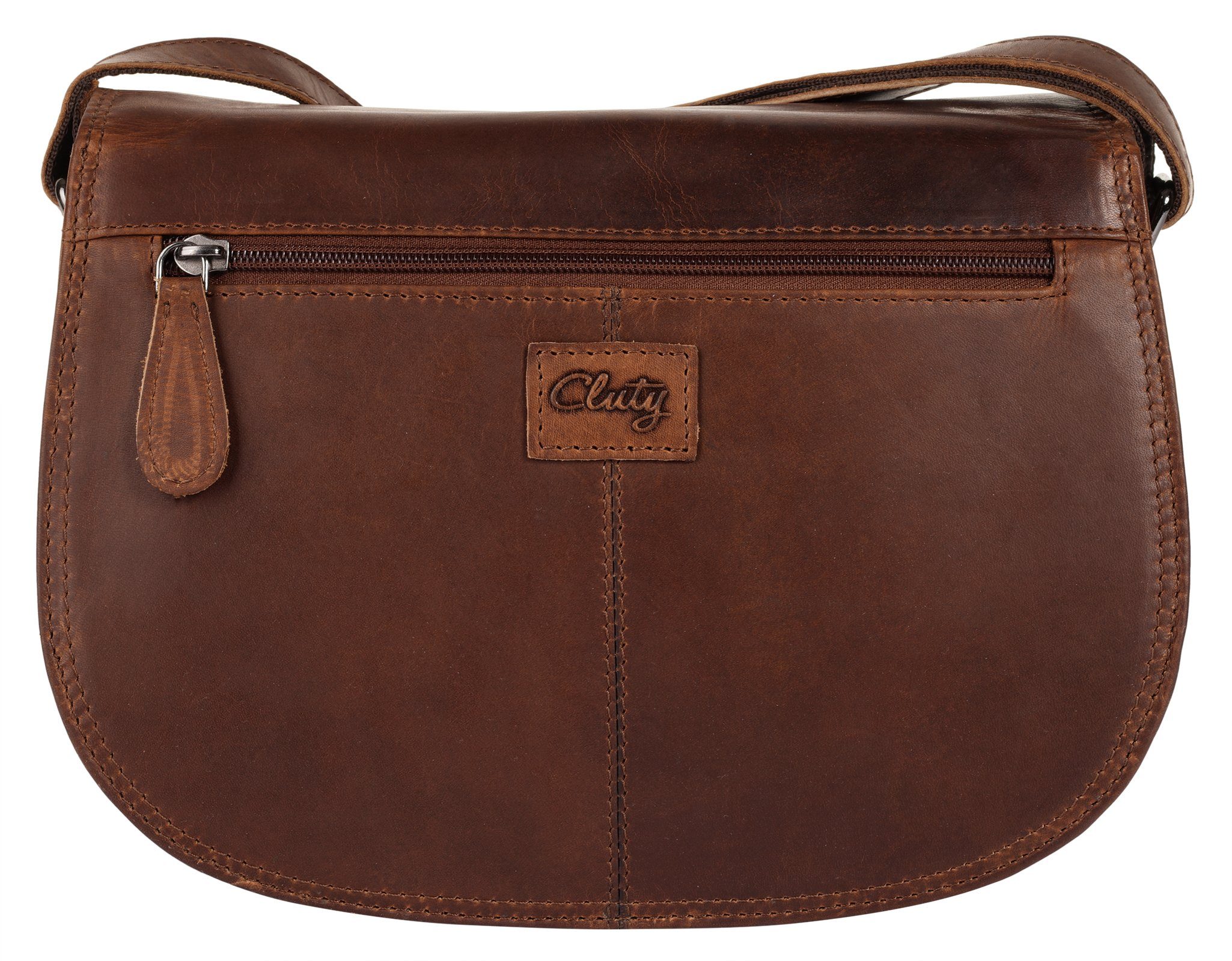 Cluty Schoudertas echt leder