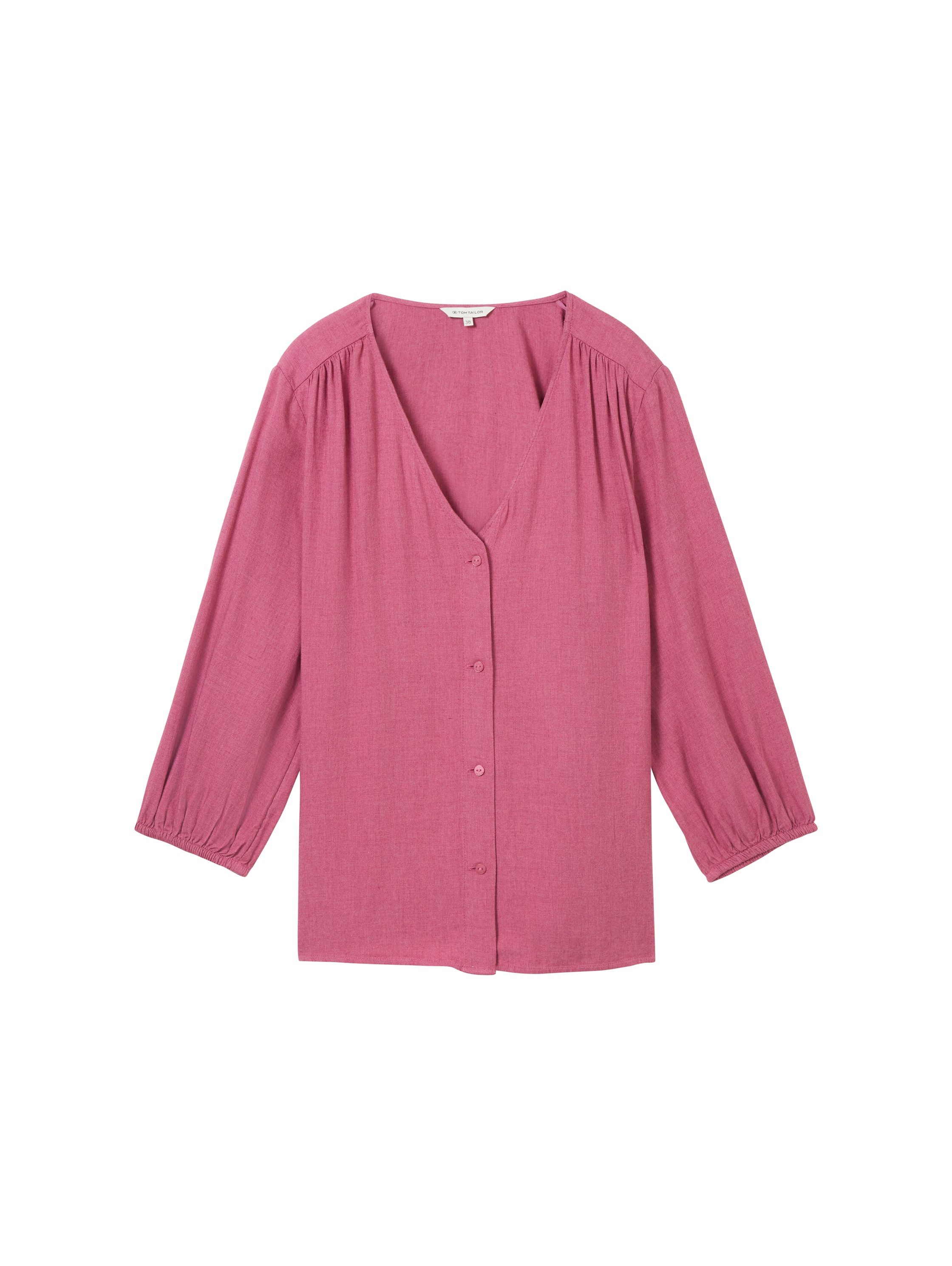 Tom Tailor Klassieke blouse in gemêleerde look