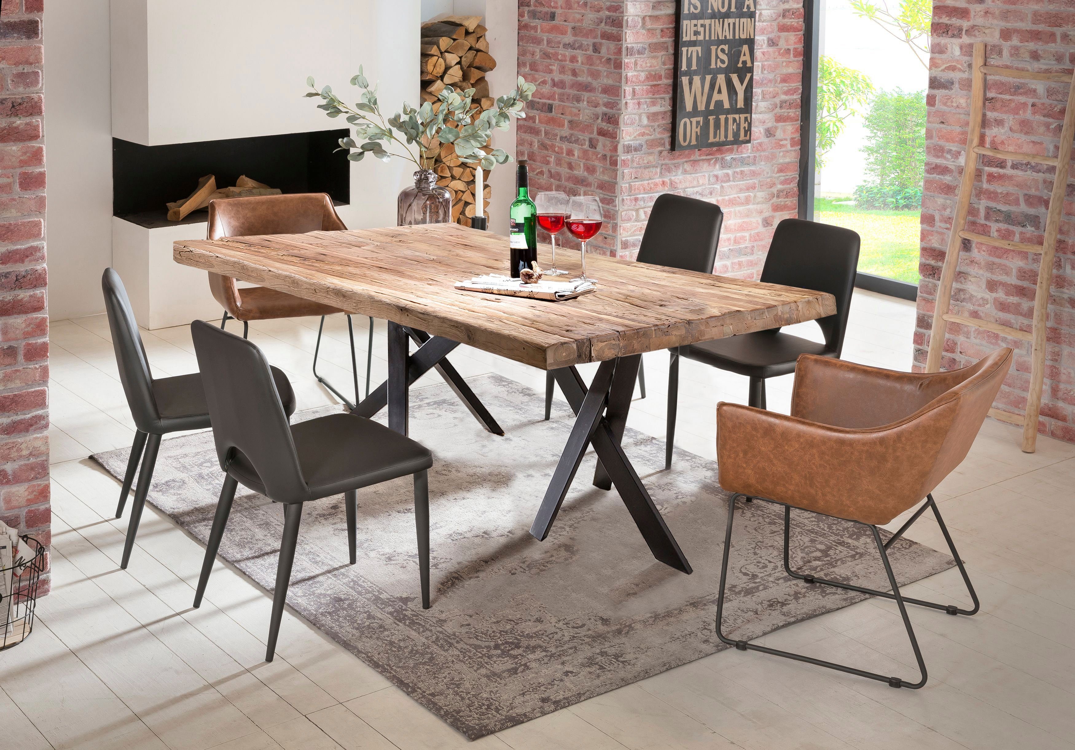 SIT Eettafel duurzaam van gerecycled hout
