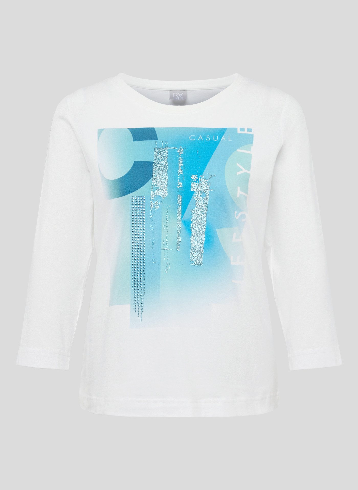 Rabe Shirt met 3/4 mouwen met frontprint