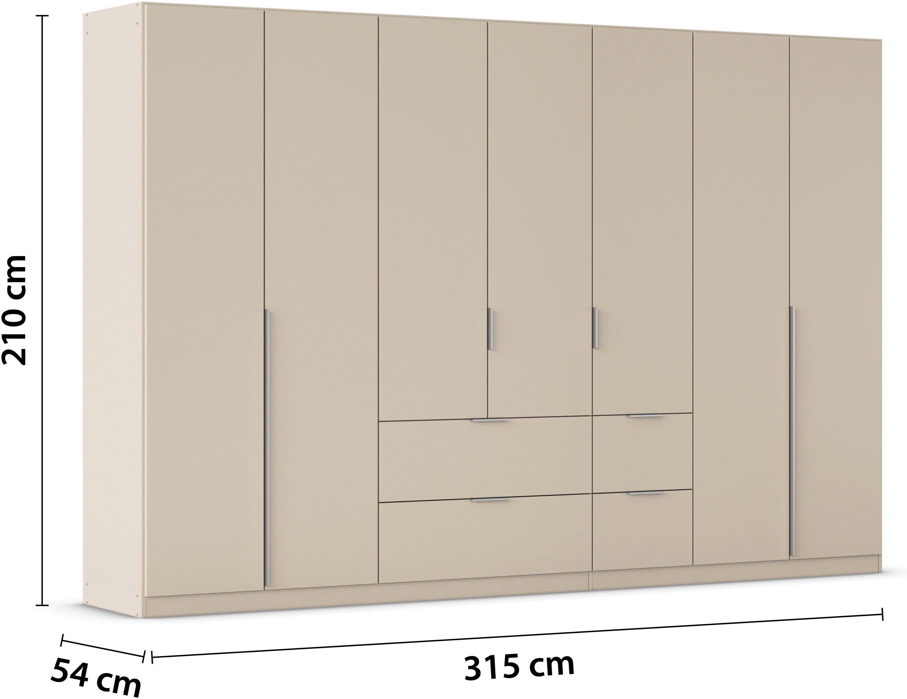 rauch Draaideurkast Kledingkast kast garderobe AGORDO met decor- of hoogglansfront