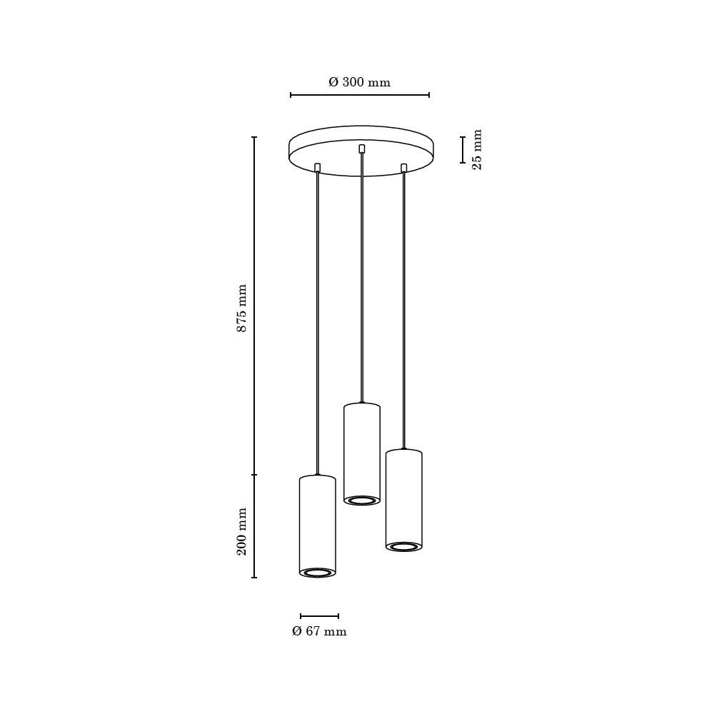 SPOT Light Hanglamp PIPE Hanglamp, natuurproduct van eikenhout, led verwisselbaar