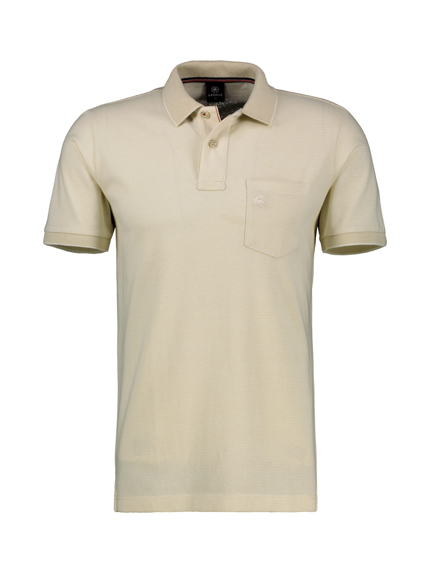 Lerros Poloshirt LERROS heren piqué poloshirt in grote maten heren t-shirts maat 6XL wit