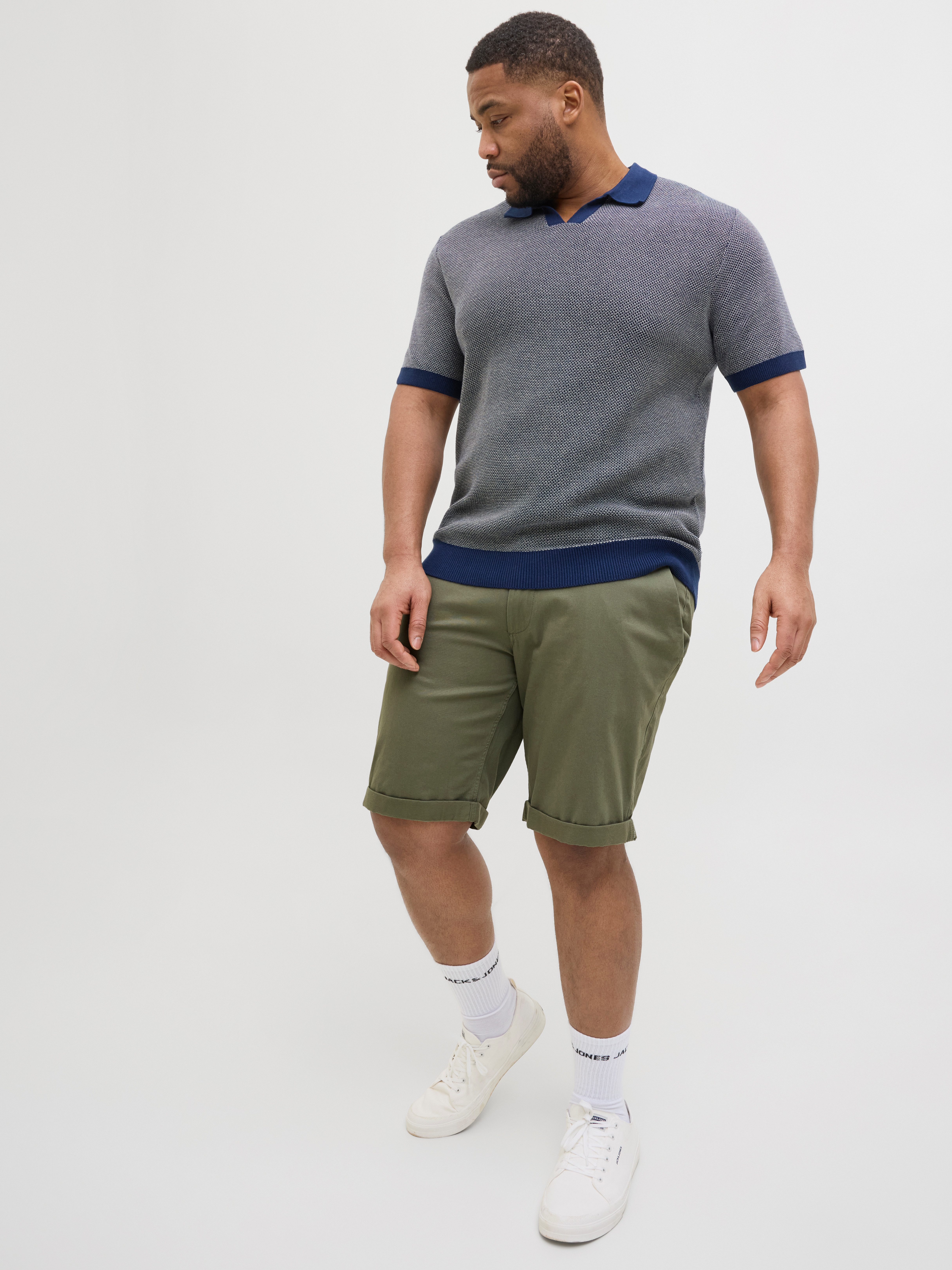 Jack & Jones PlusSize Chino-short JPSTDAVE JJCHINO SHORTS SN AKM PLS