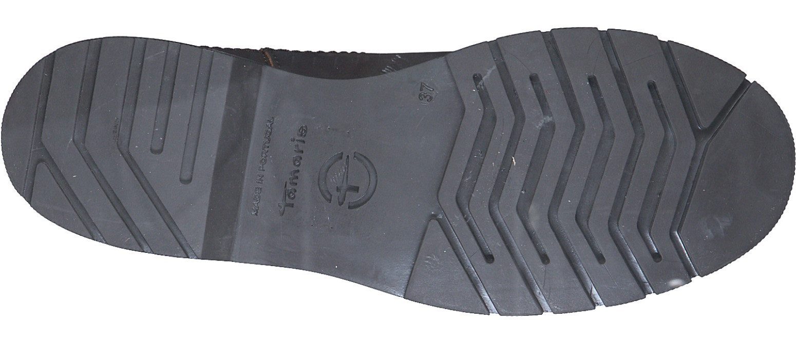 Tamaris Chelsea-boots blokhak, instap laarzen, enkellaars met twee aantrekloopjes