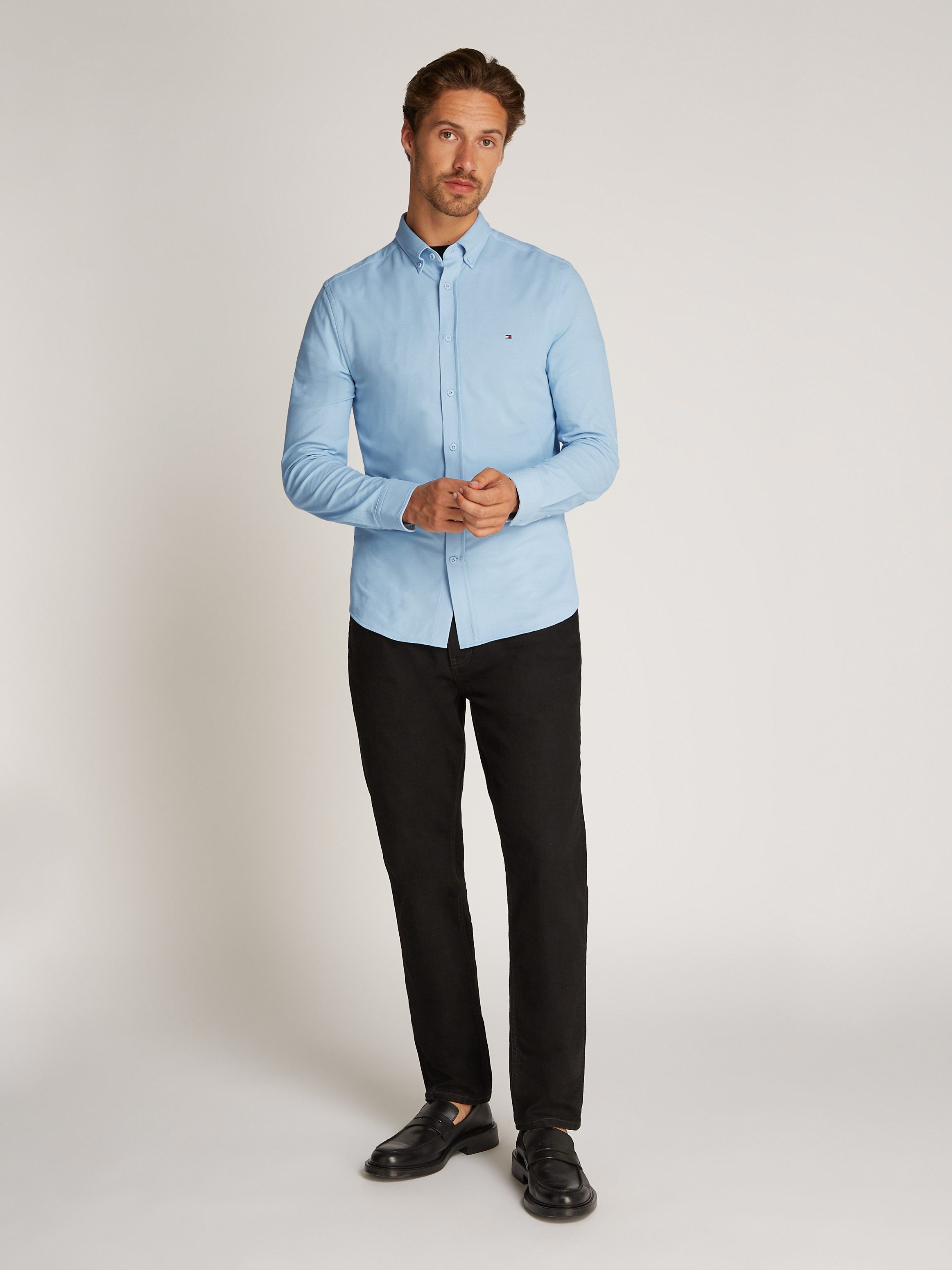 Tommy Hilfiger Businessoverhemd PERFORMANCE OXF PIQUE SF SHIRT