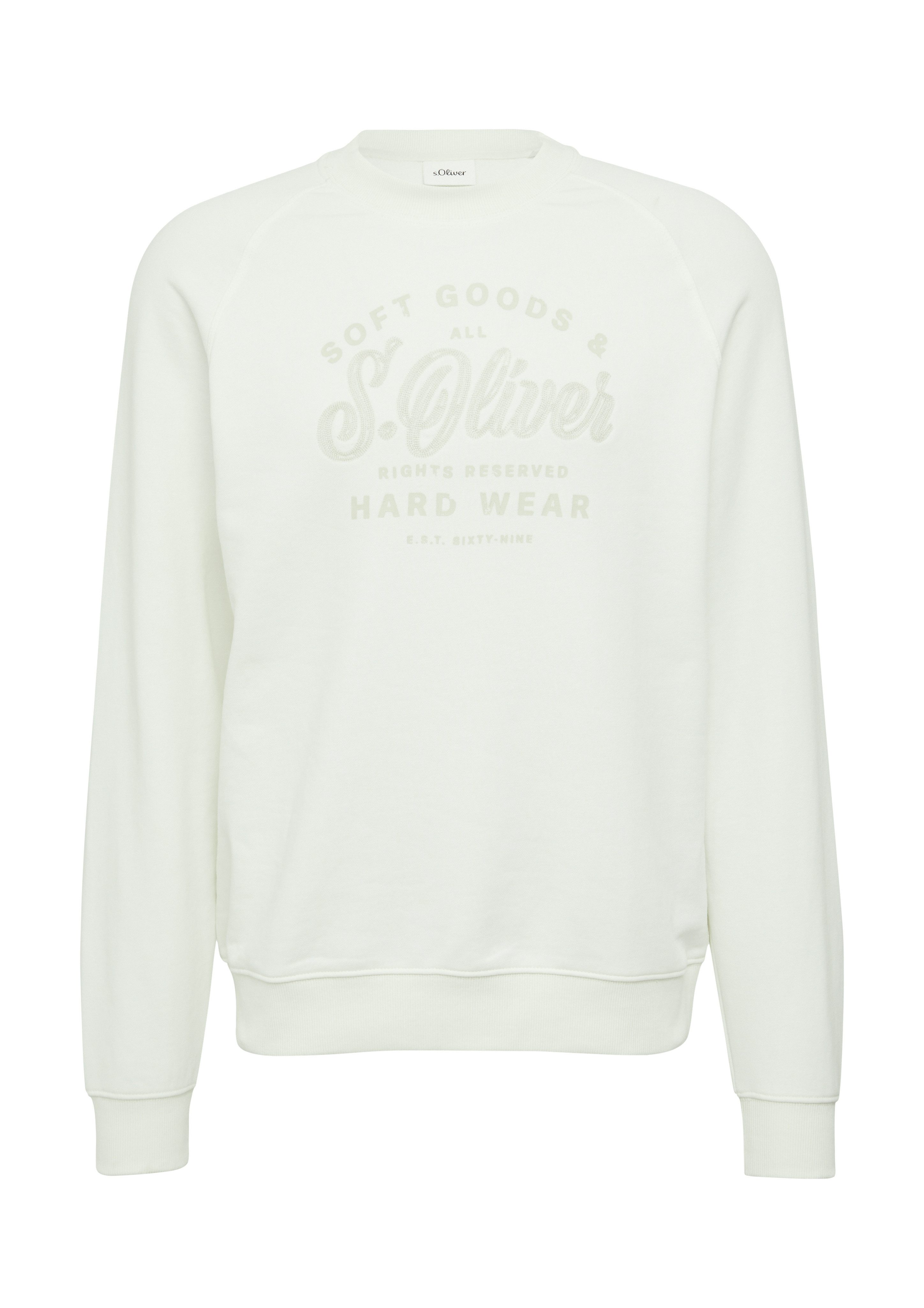 s.Oliver Sweater met logoprint