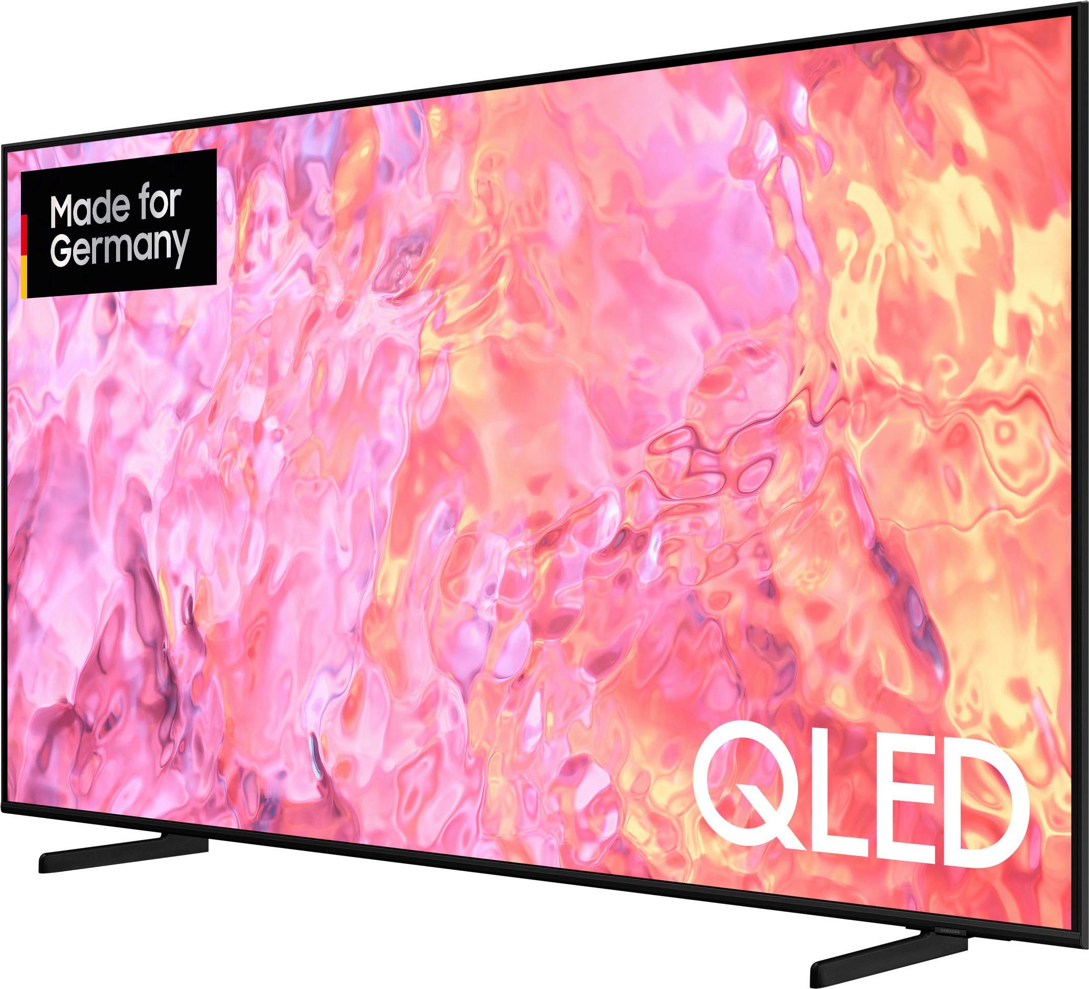 Samsung QLED-TV GQ85Q60CAU, 214 cm / 85", 4K Ultra HD, Smart TV, 100% kleurvolume met quantum dots, quantum hdr, airslim, gaming hub