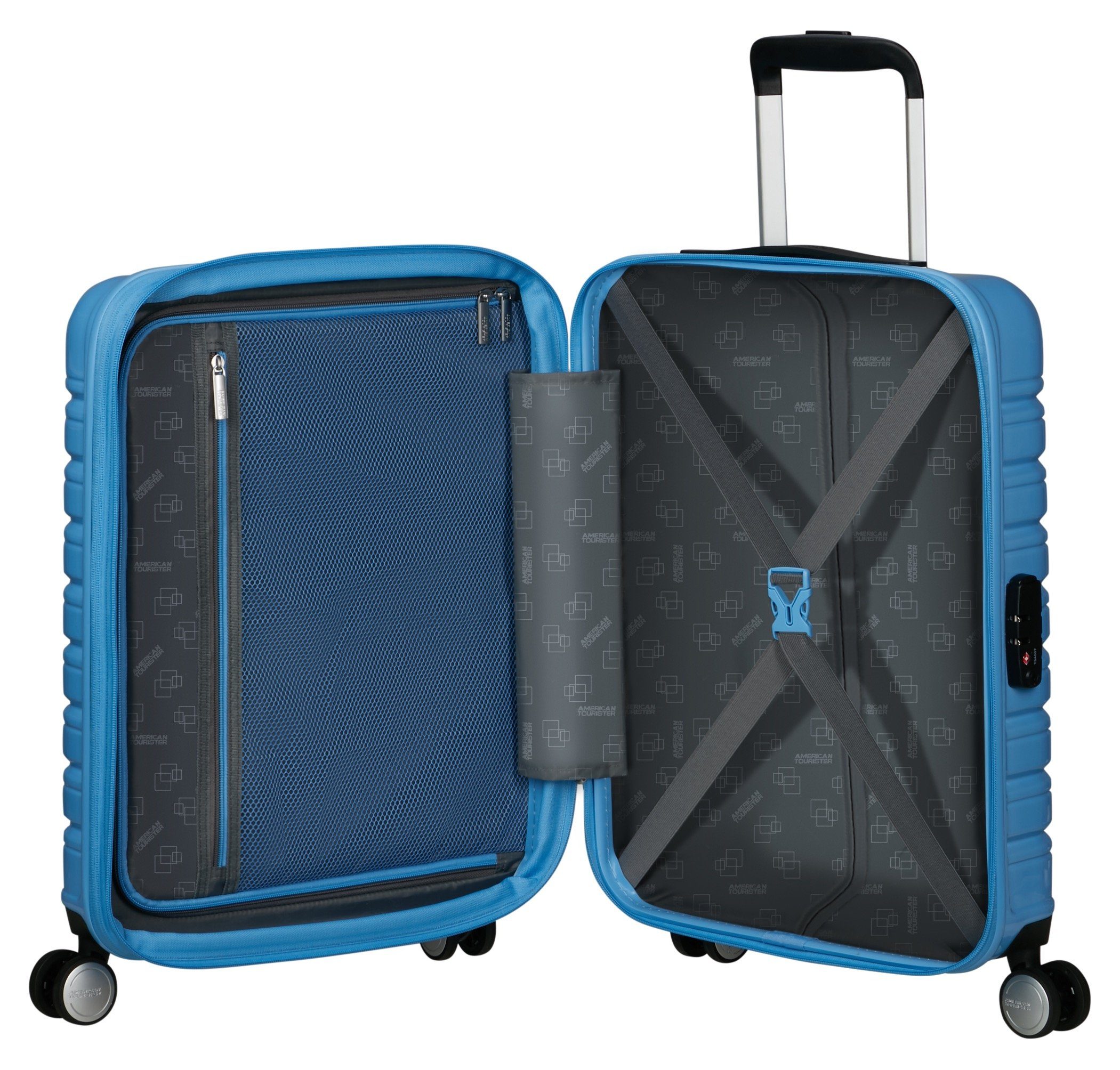 American Tourister® Trolley (handbagage) FLASHLINE POP 55 Handbagage-koffer reiskoffer met TSA-cijferslot